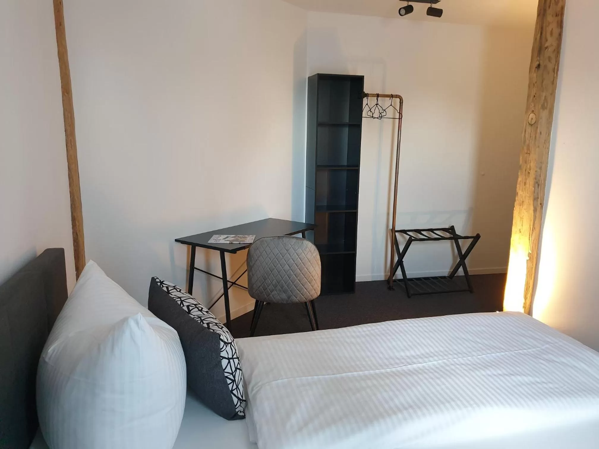 Bed in Hotel Apartment Ferienwohnung Meyenhof Frankenberg Eder