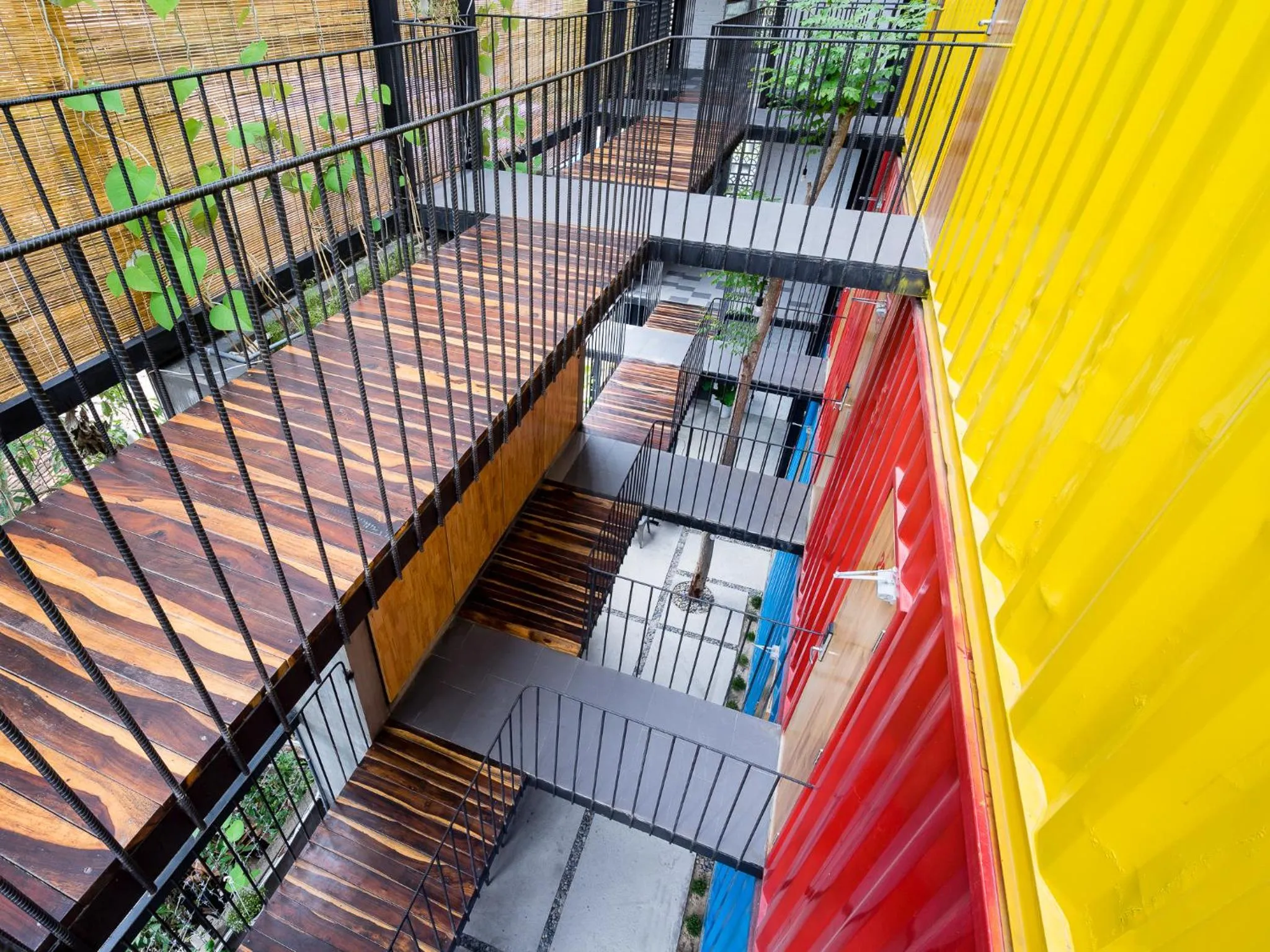 Patio in Ccasa Hostel