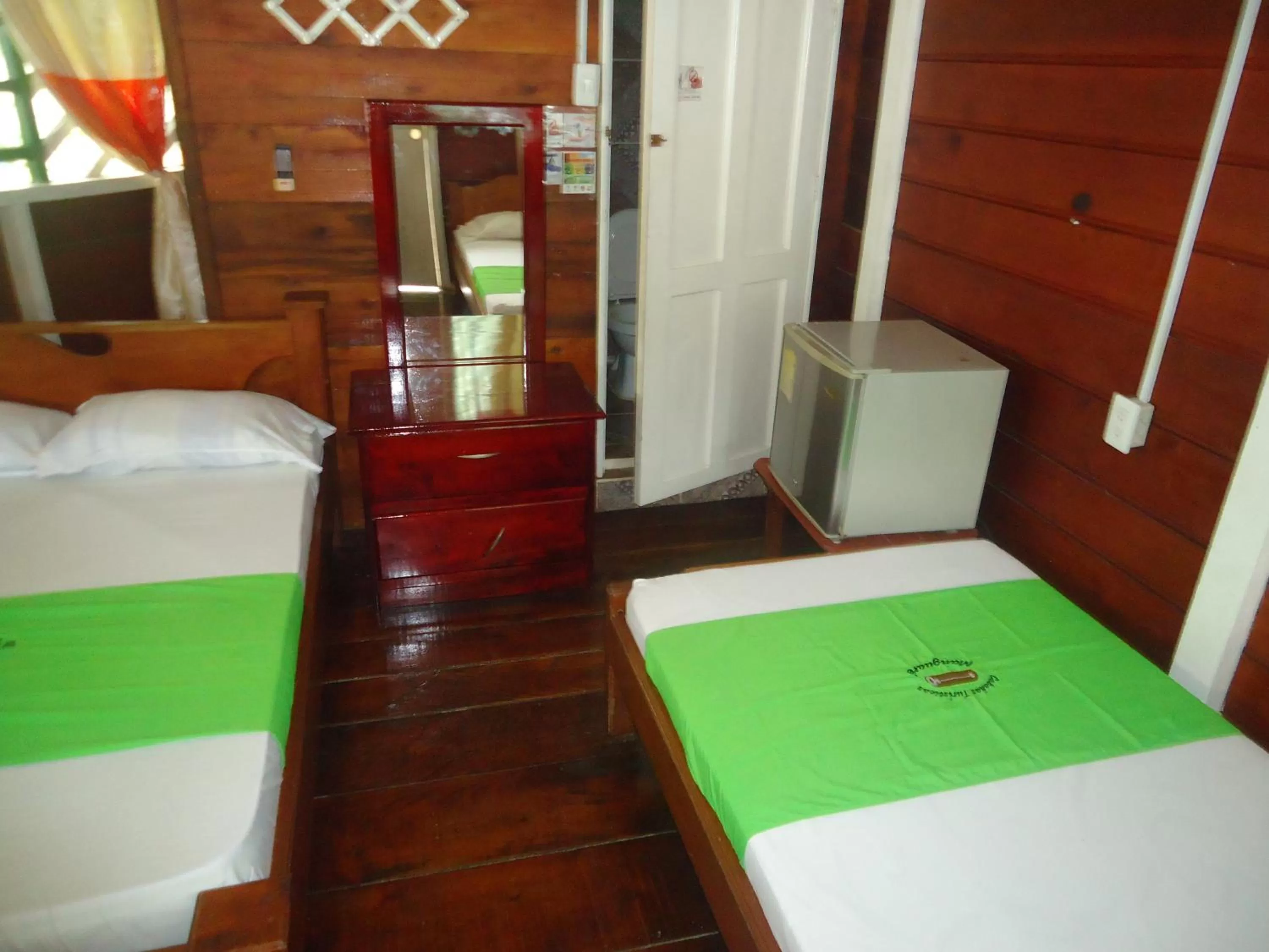 Decorative detail, Bed in Ecocabañas Manguare