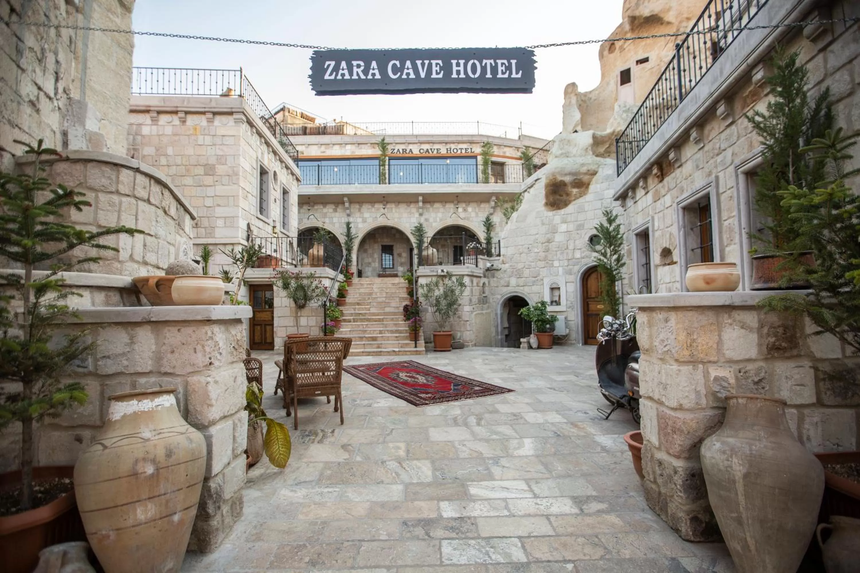Property building in Zara Cave Hotel