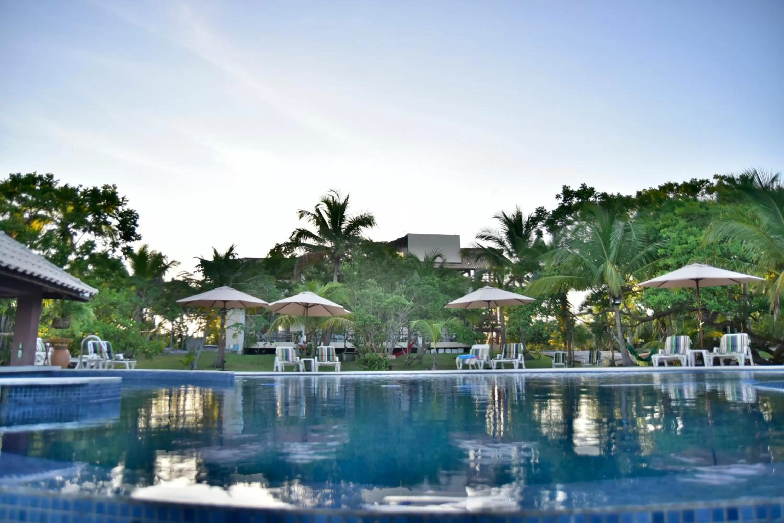 Swimming pool in Pousada Sitio da Bia