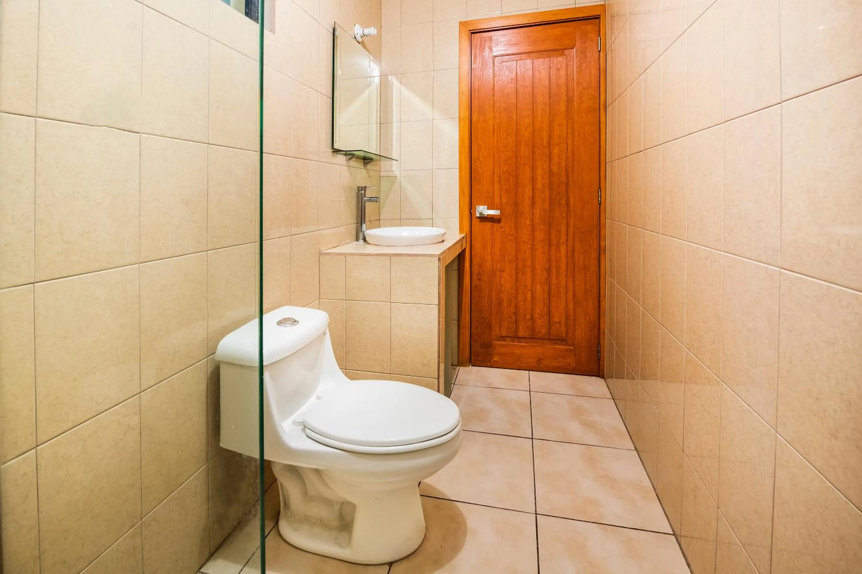 Bathroom in OYO Promenade