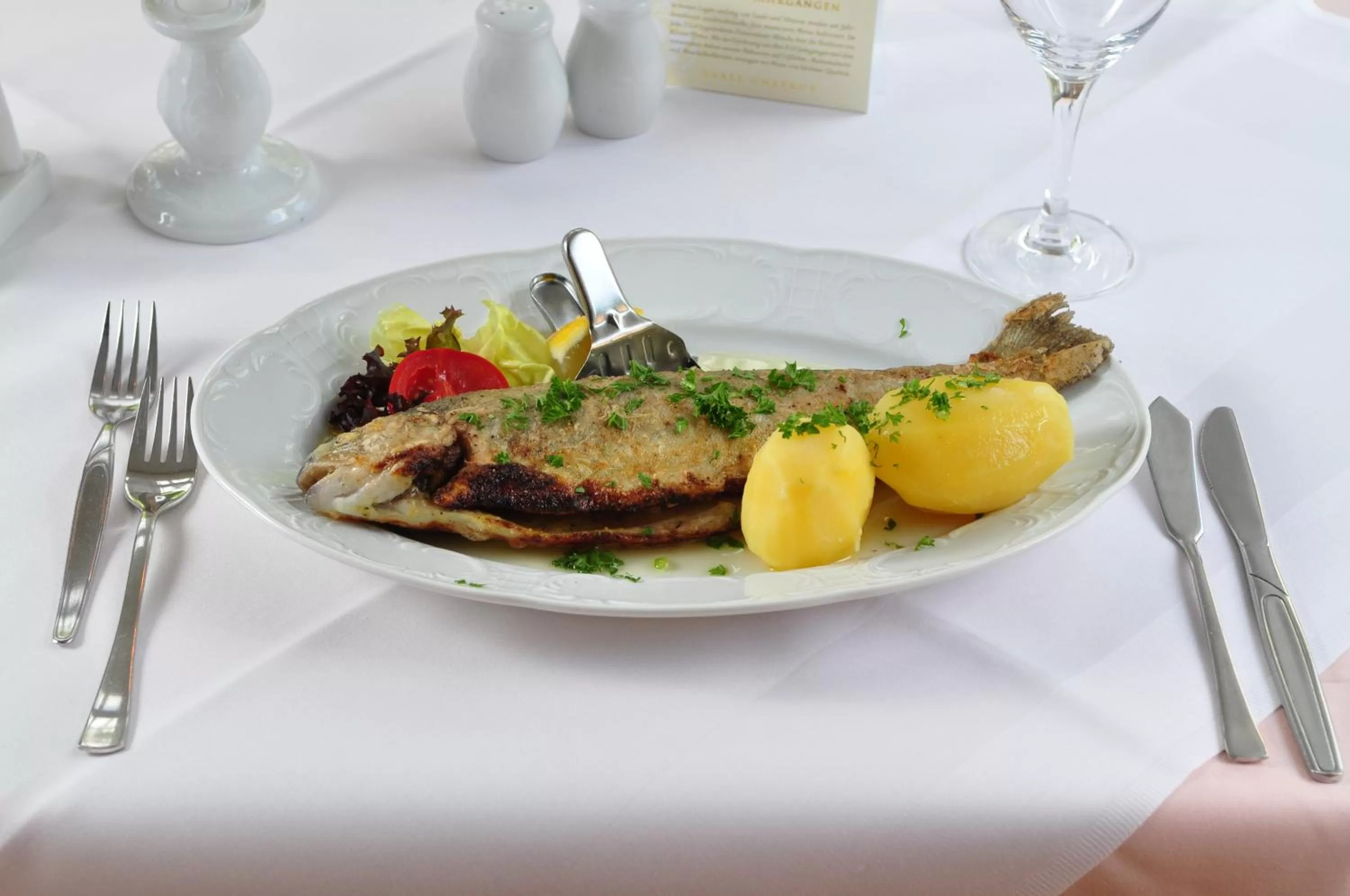 Lunch in GreenLine Ferienhotel Forelle