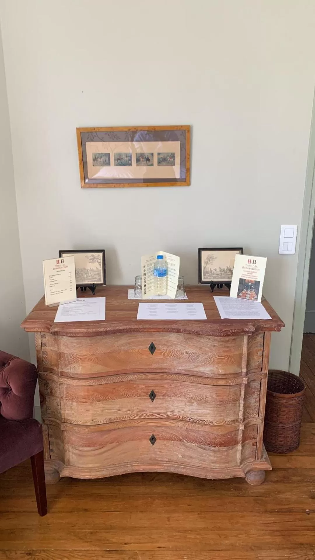 Decorative detail in Le Manoir de Beaumarchais