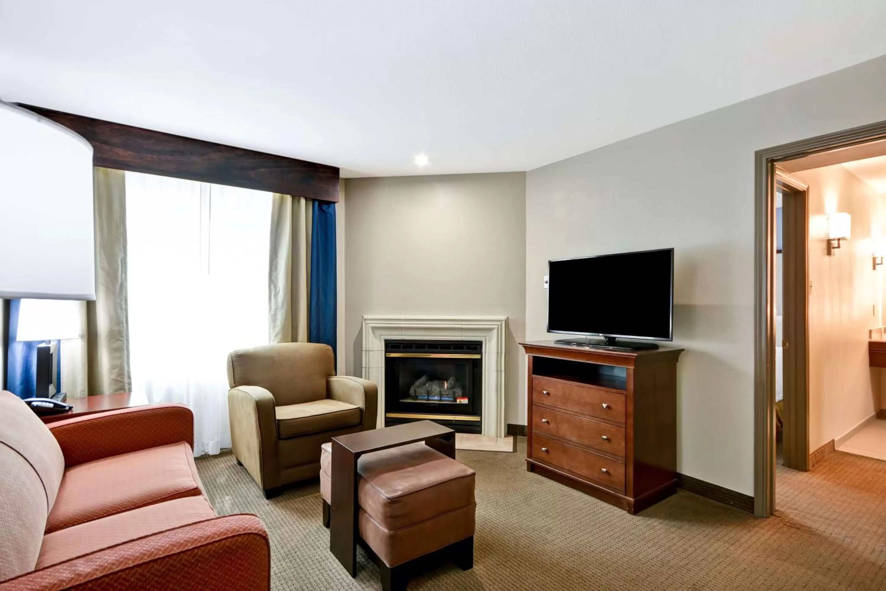 Bedroom in Homewood Suites by Hilton Dallas-Lewisville