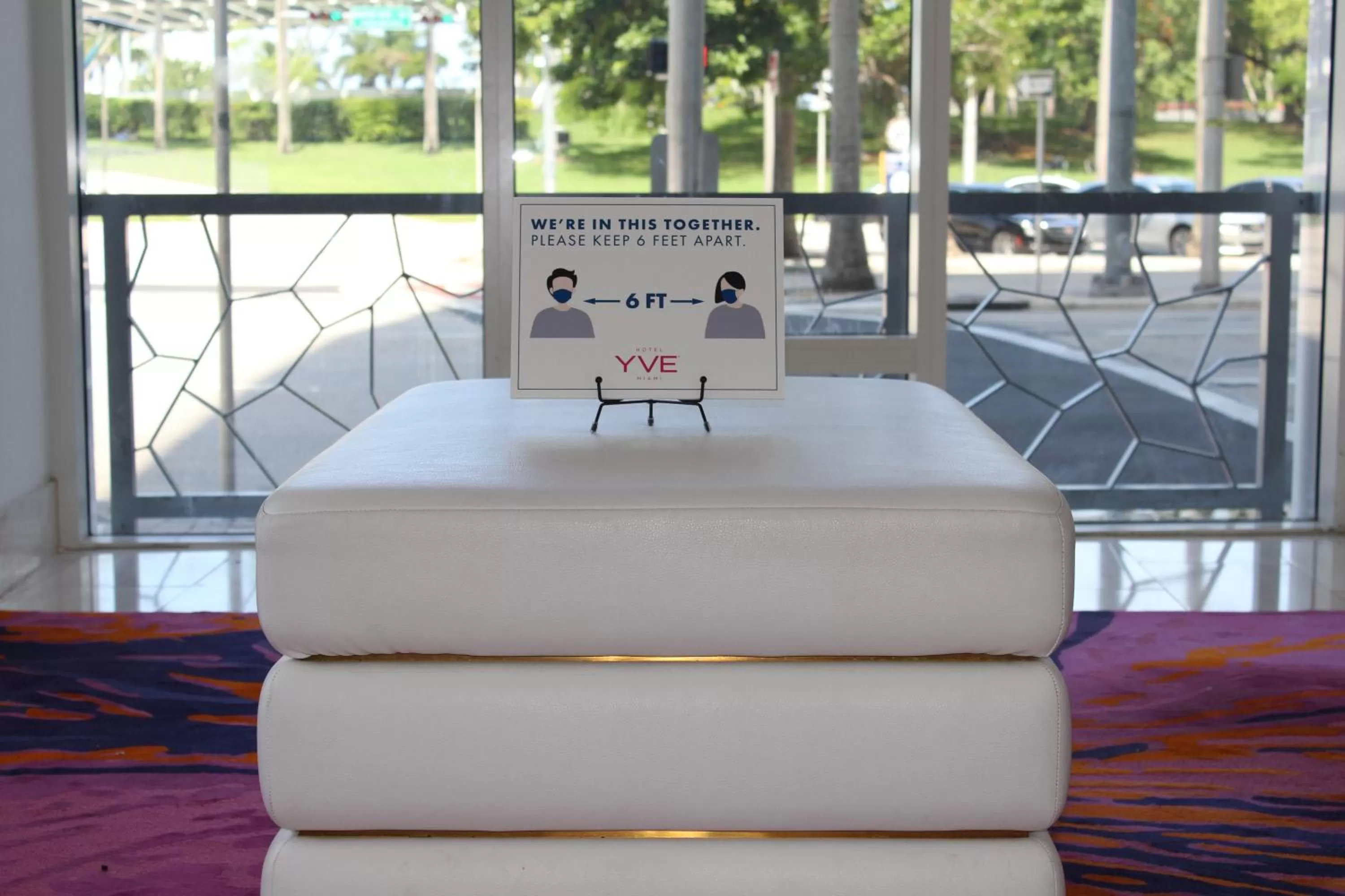 Lobby or reception in YVE Hotel Miami