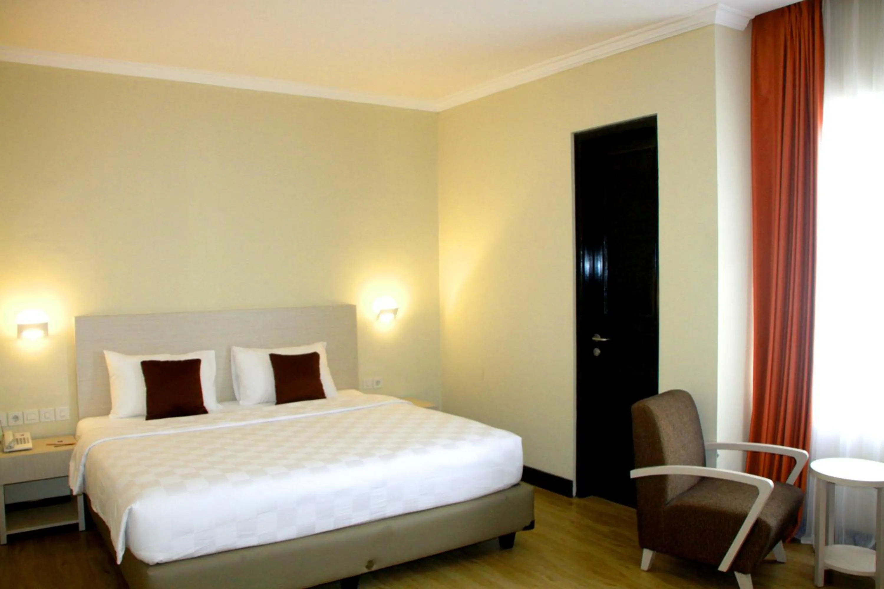 Bed in Hotel Grand Q Gorontalo