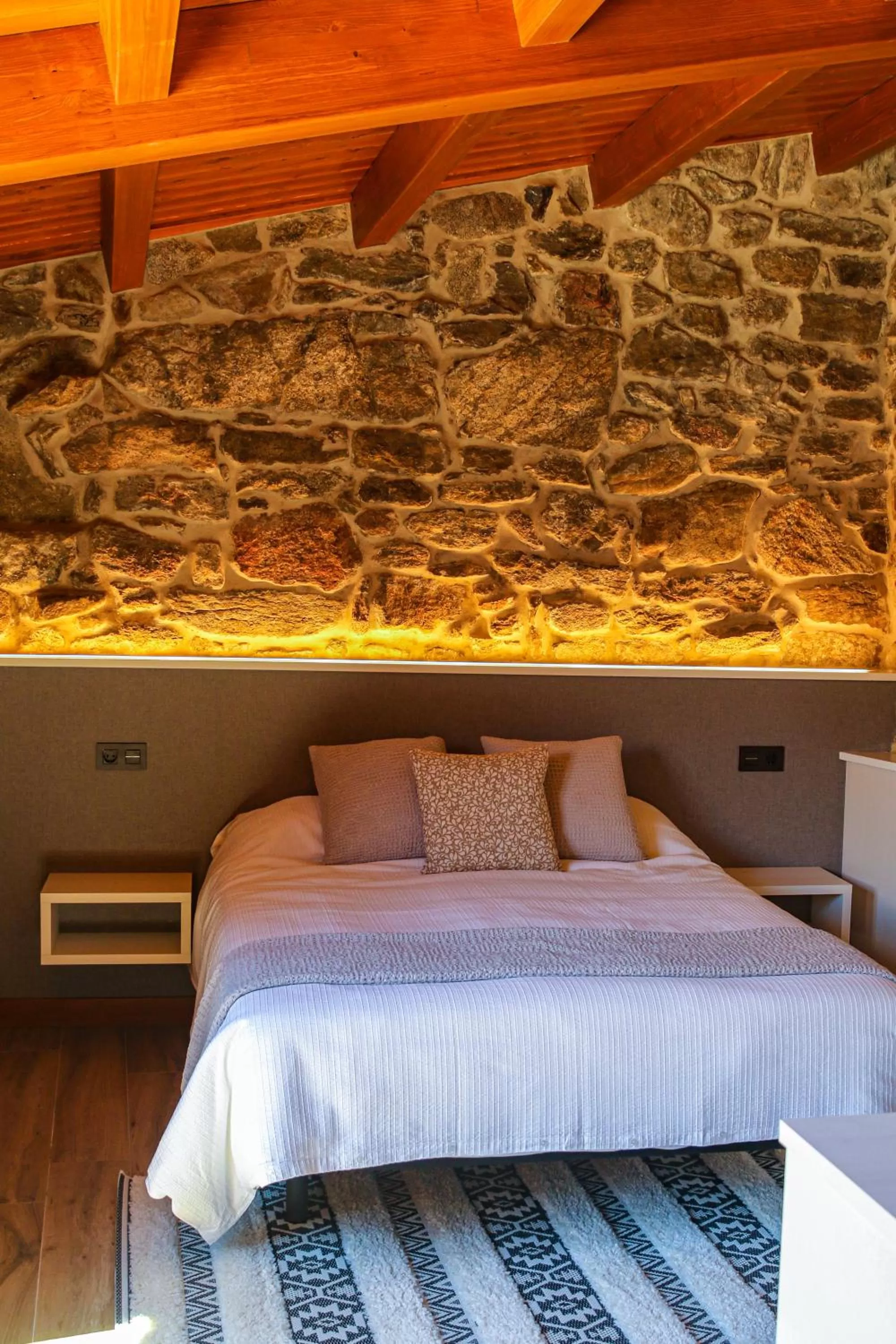 Bed in Hotel La Rectoral