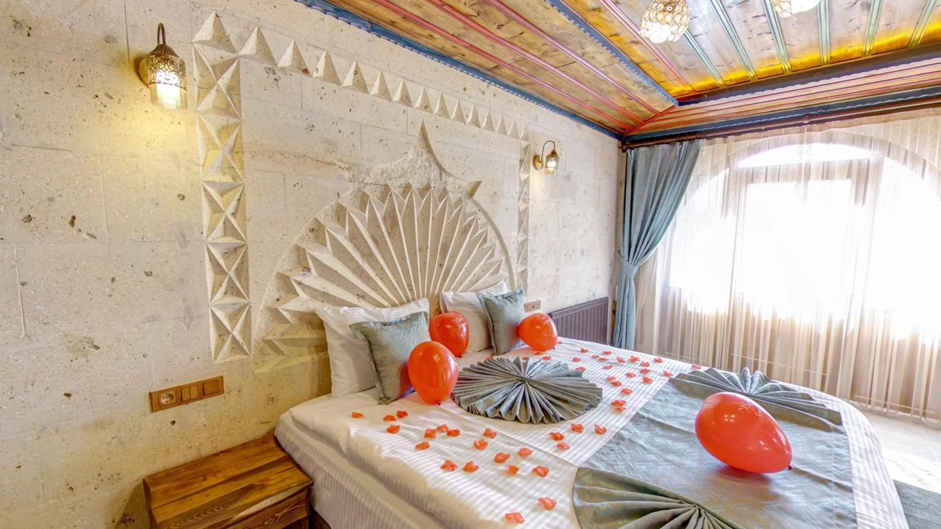 Bed in Premium Cappadocia House