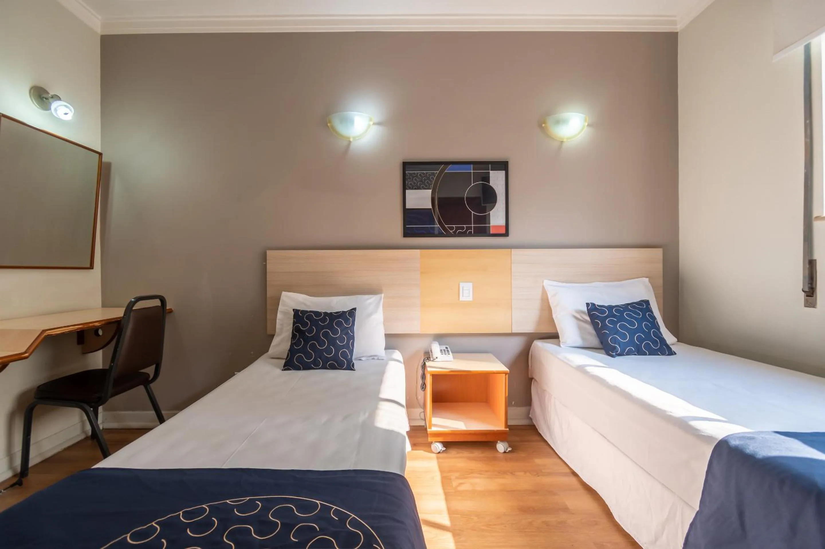 Bedroom, Bed in Rede Andrade Piratininga