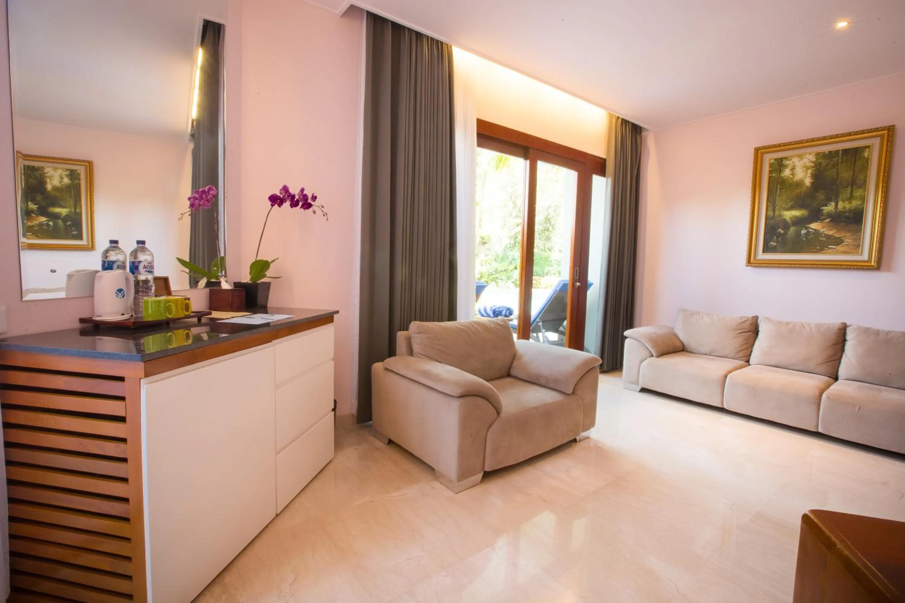 Living room in Ubud Wana Resort