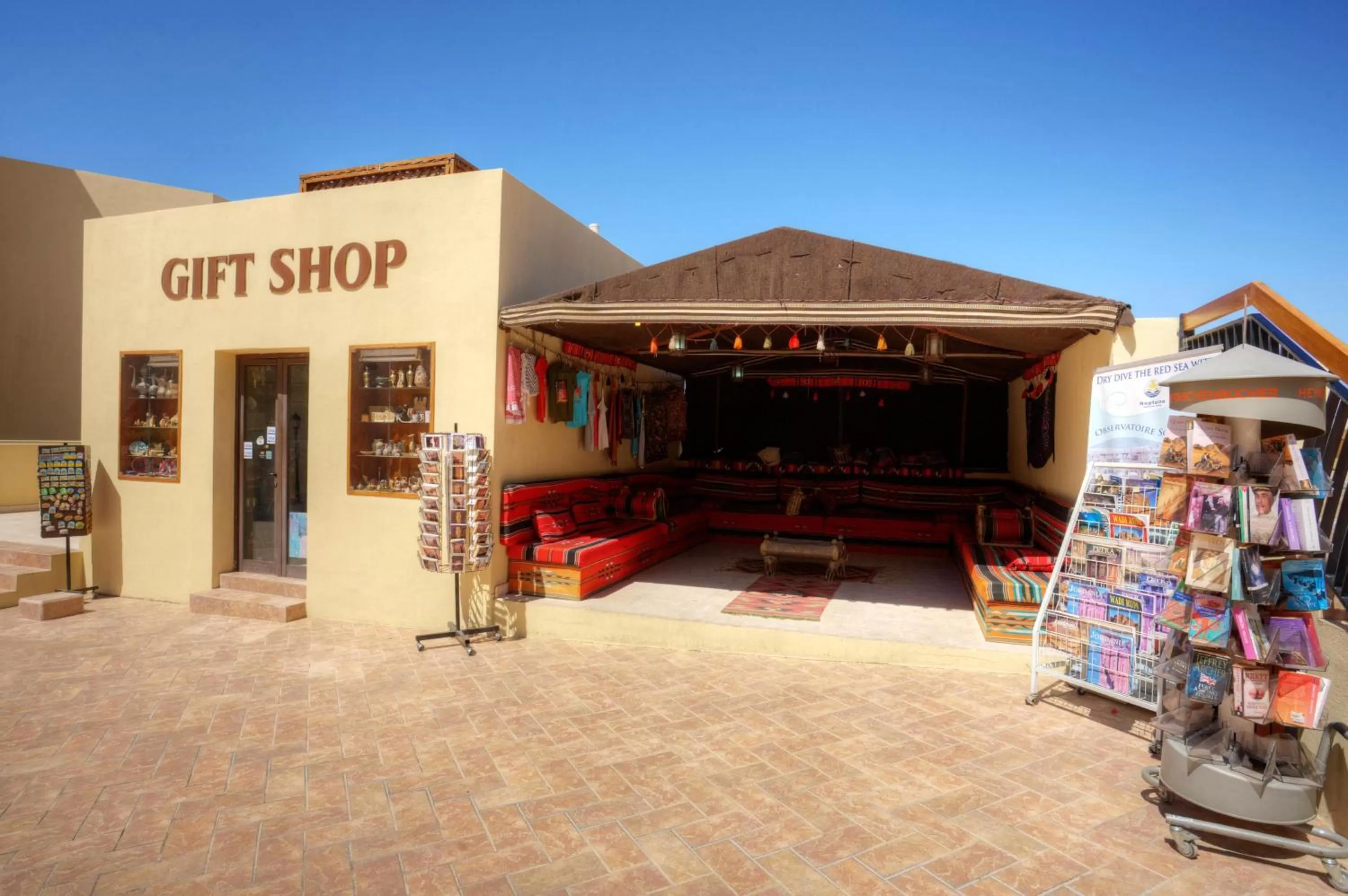 On-site shops in Grand Tala Bay Resort, Aqaba