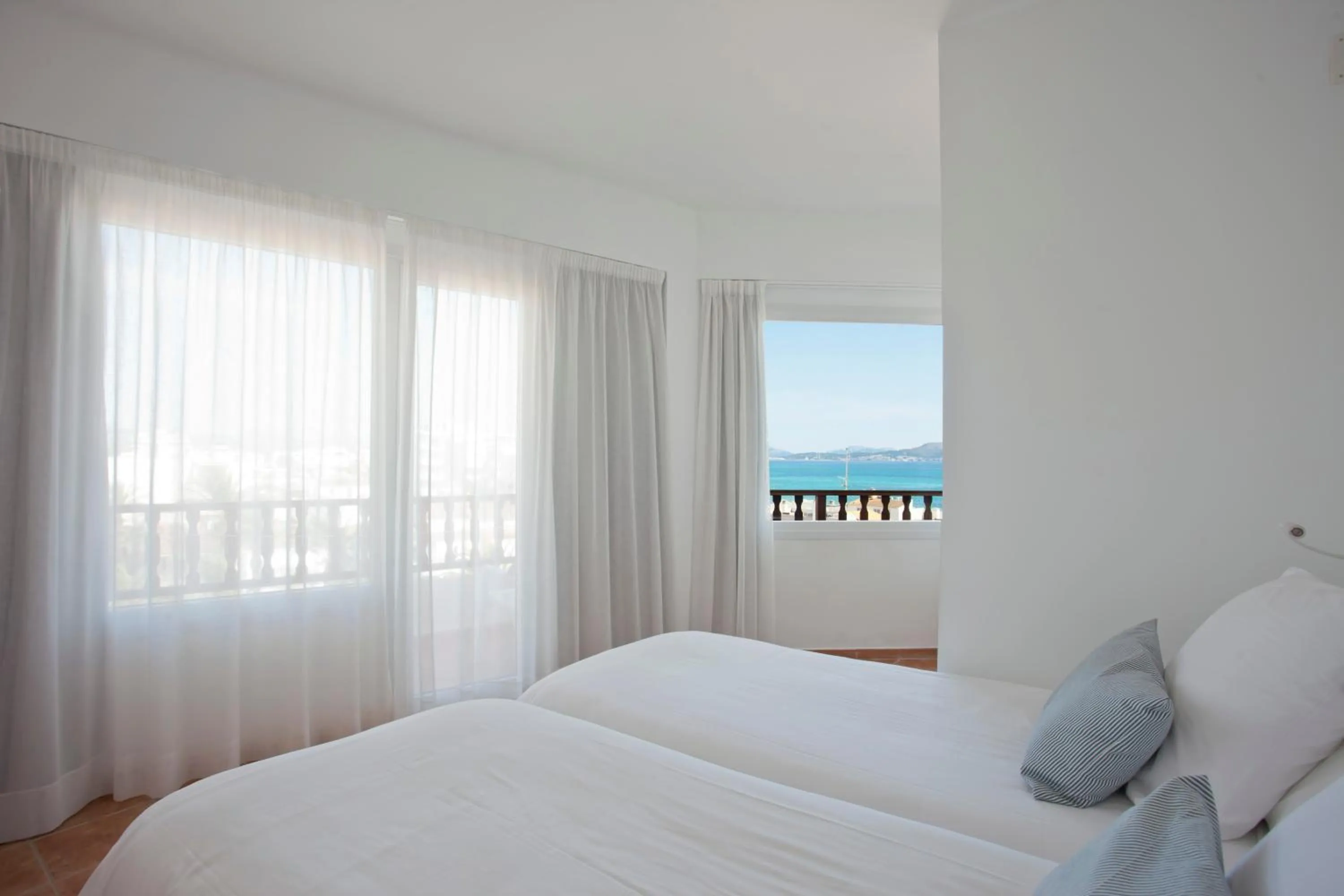 Bed in Galaxia Boutique Hotel