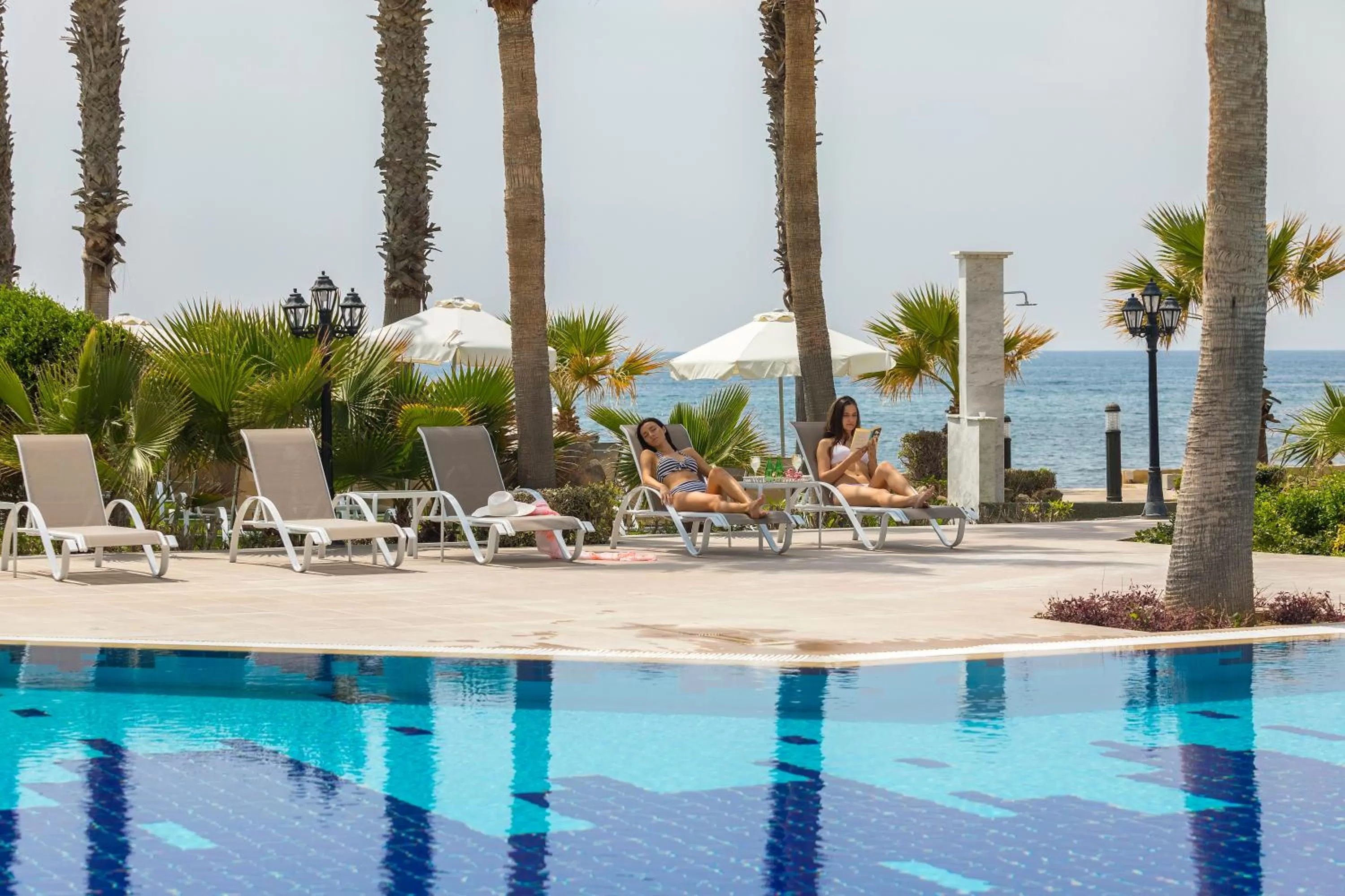 Swimming pool in Aquamare Beach Hotel & Spa