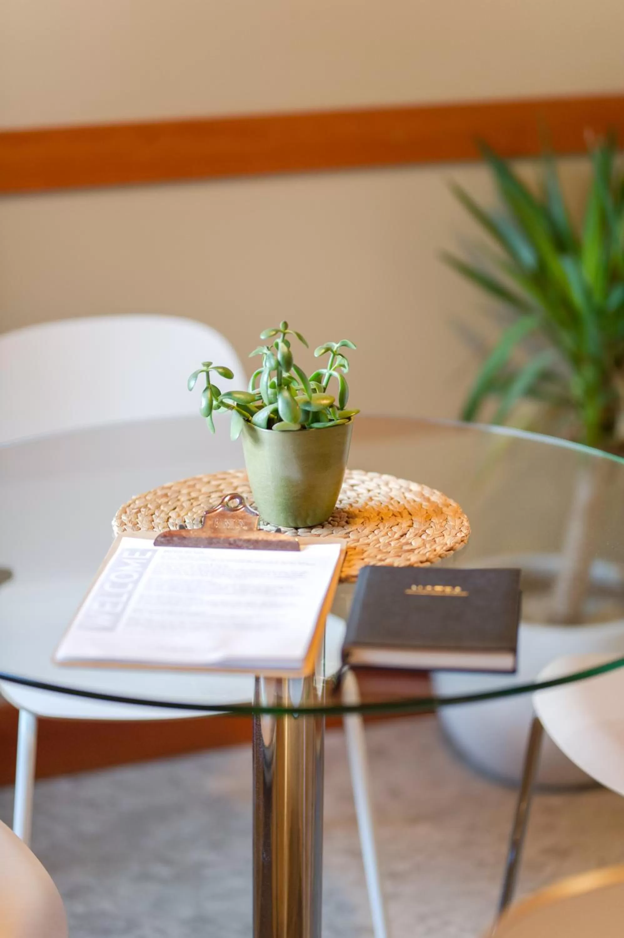 Dining area in The Shoreline Tofino
