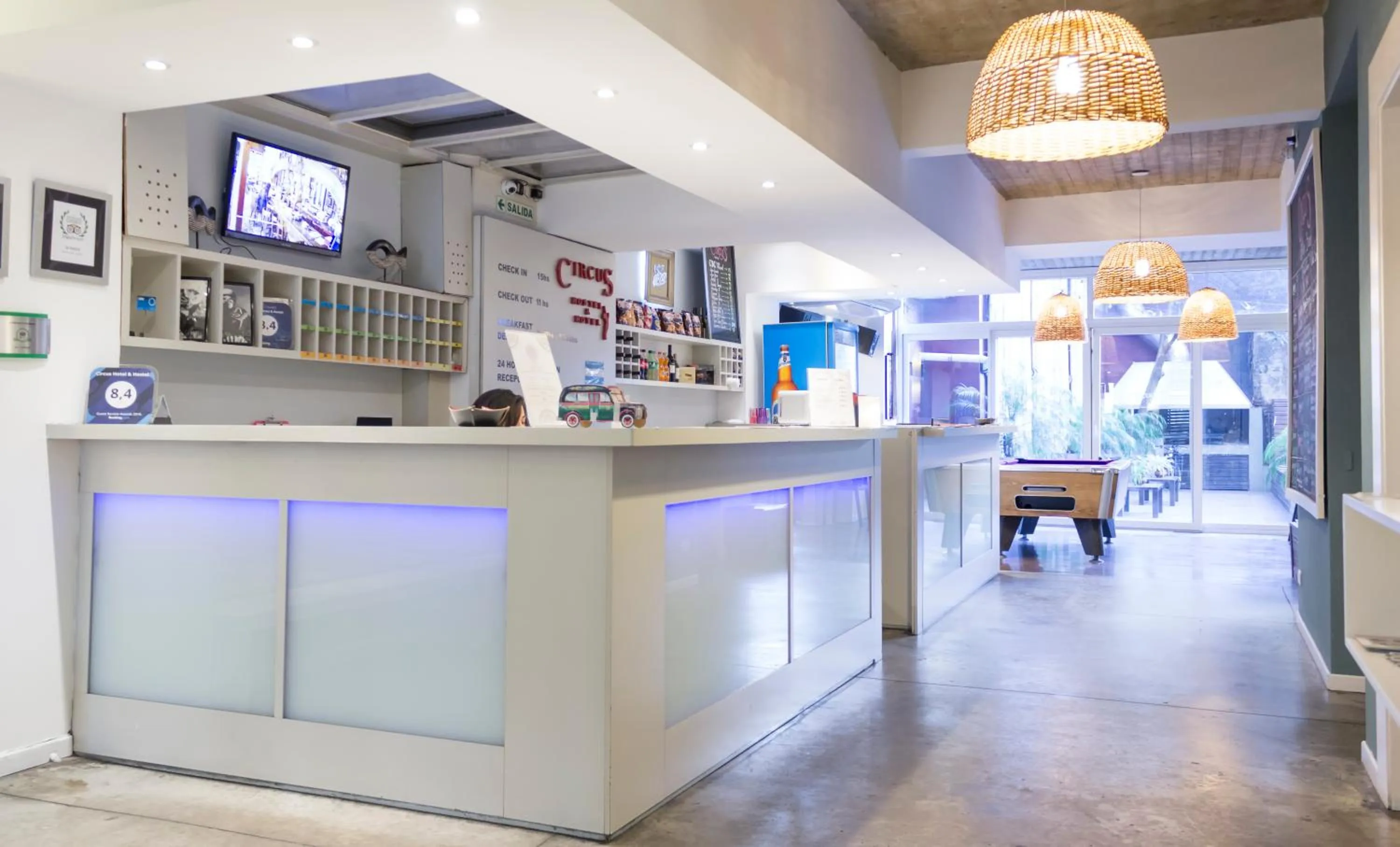 Lobby or reception in Circus Hostel