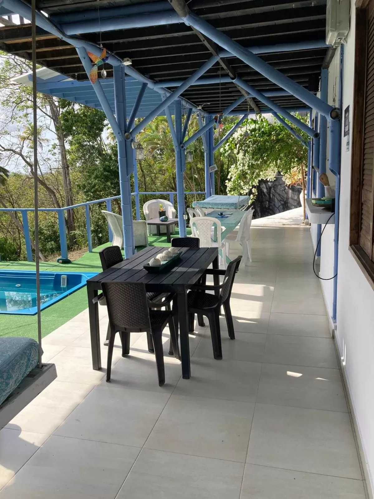Dining area in Massalli Sanctuary Lodge