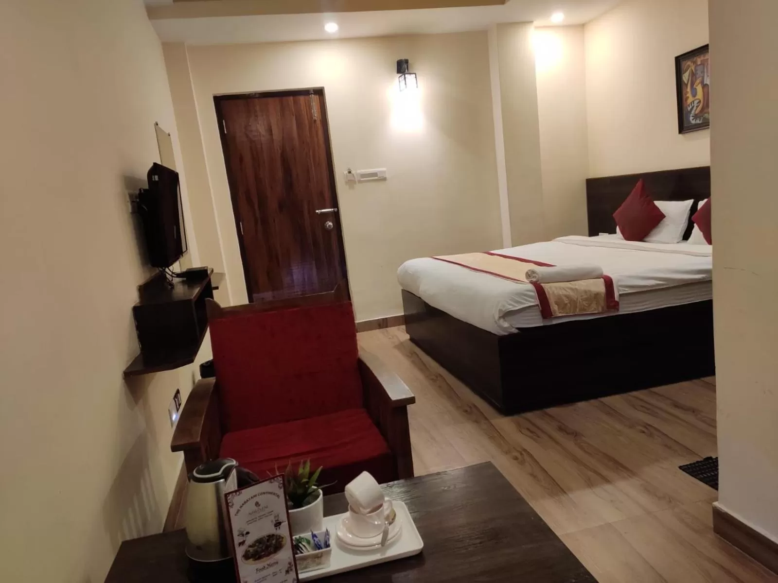 Bed in Hotel The Narayani Continental