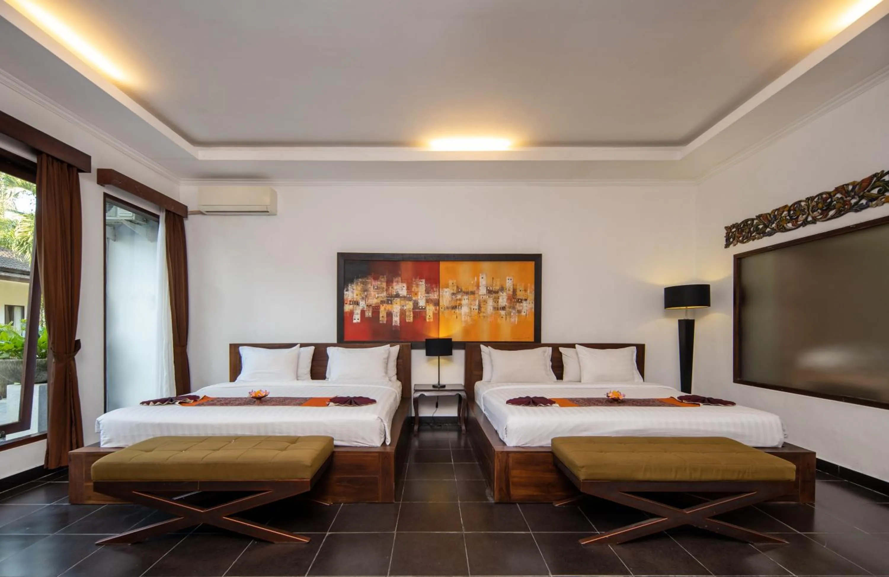 Bed in Ubud Raya Boutique Hotel