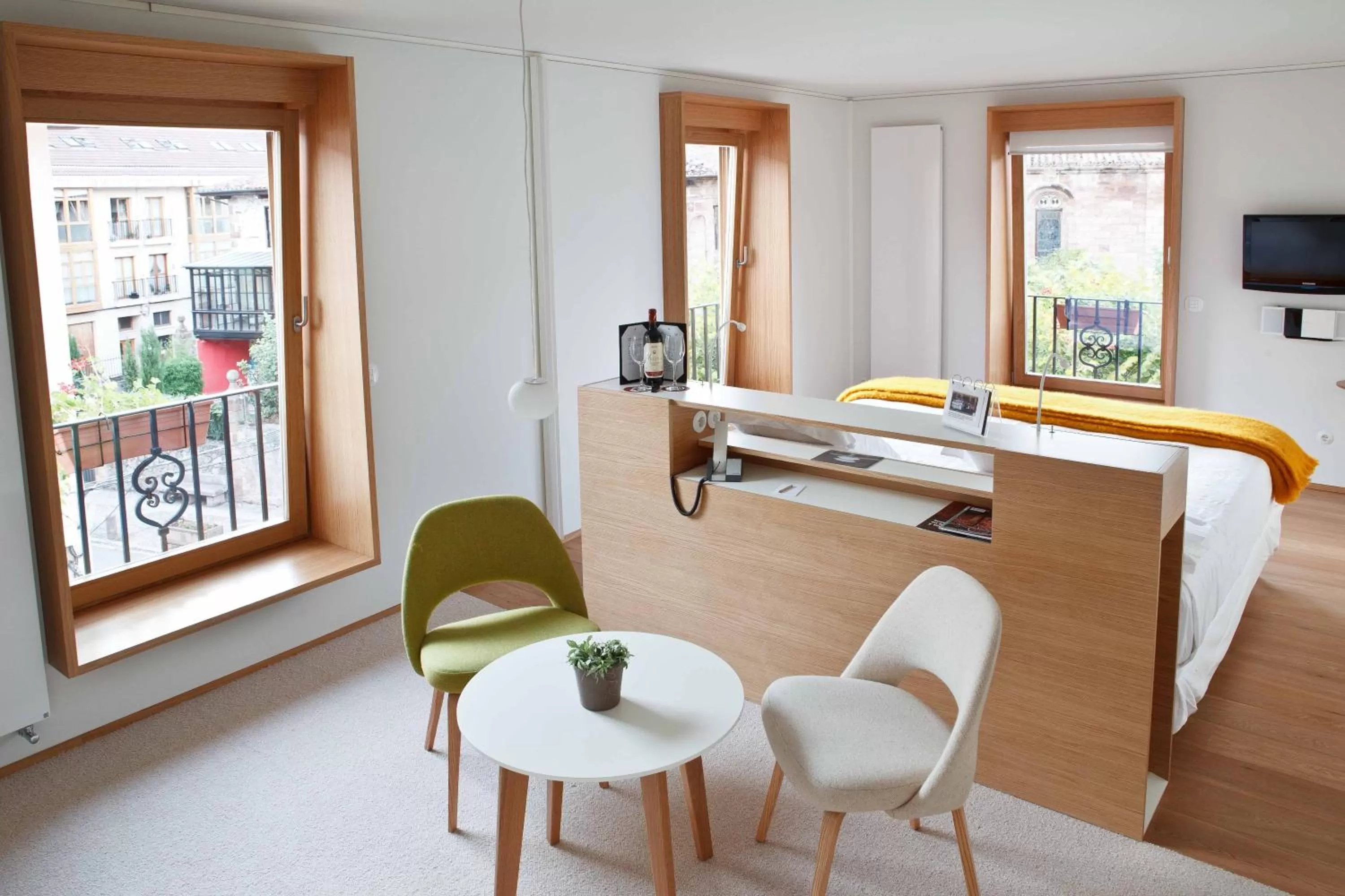 View (from property/room) in Hotel Echaurren Relais & Châteaux