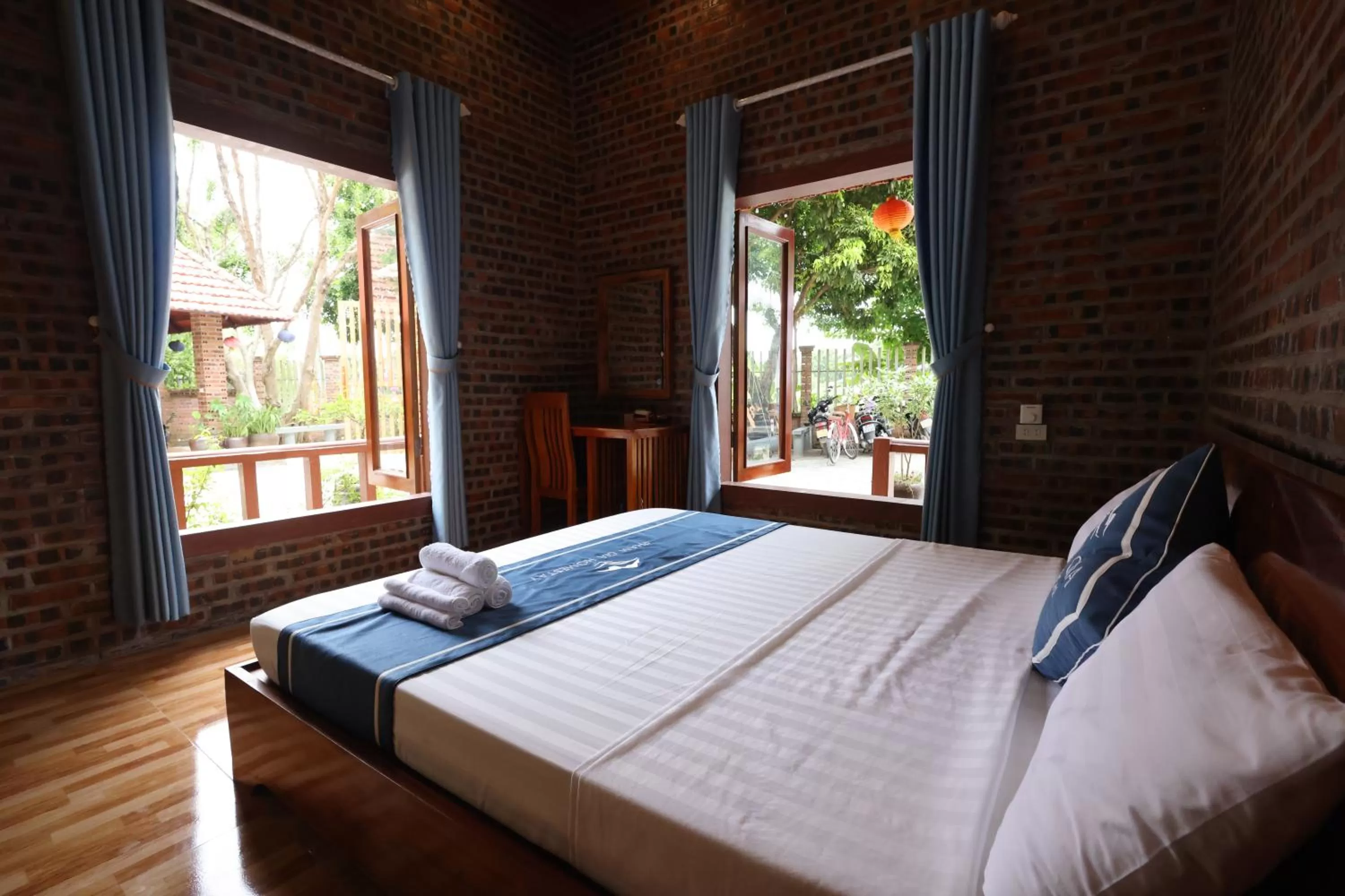 Bed in Phạm Gia Homestay Ecogarden