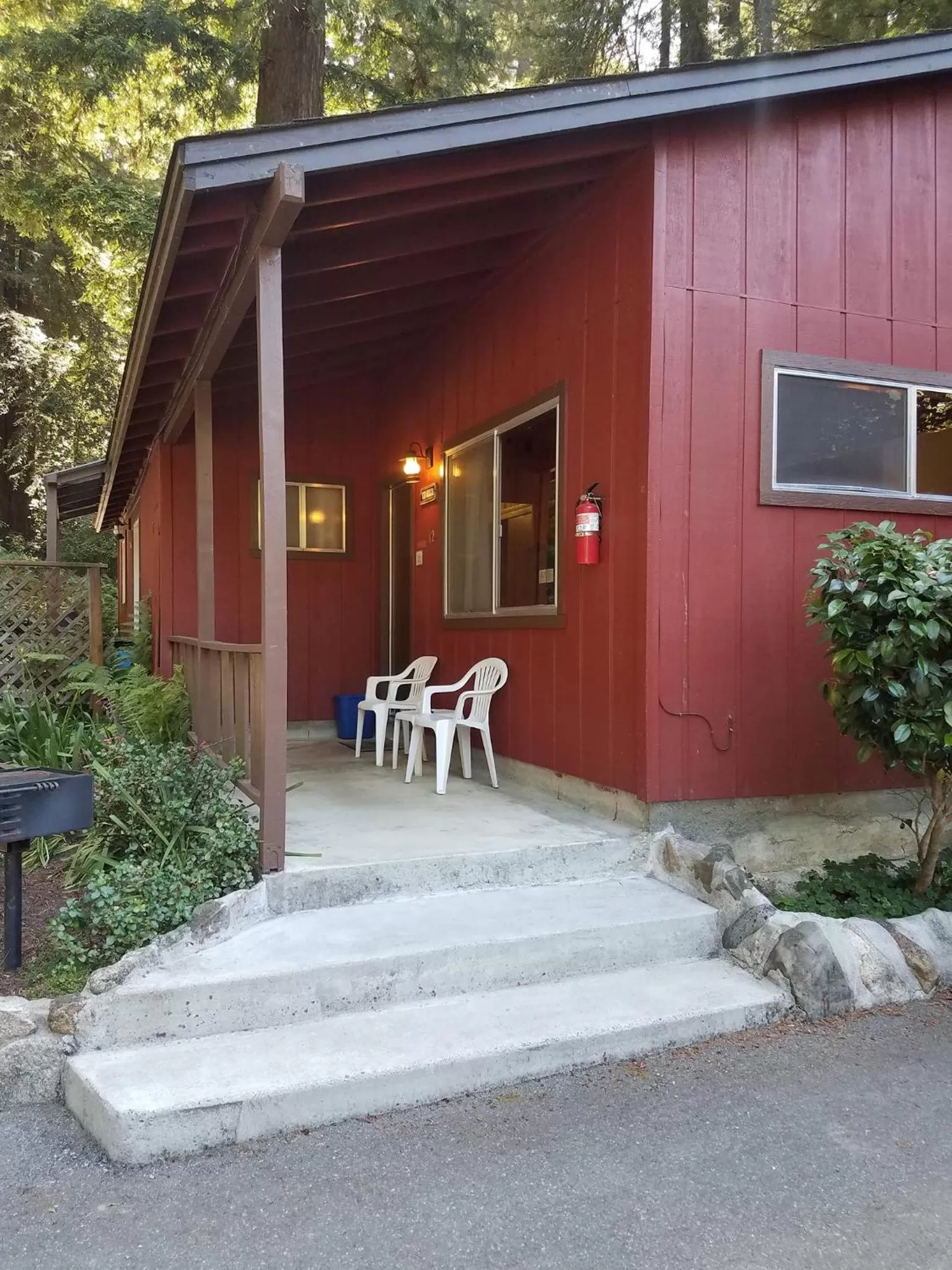 Patio in Fern River Resort