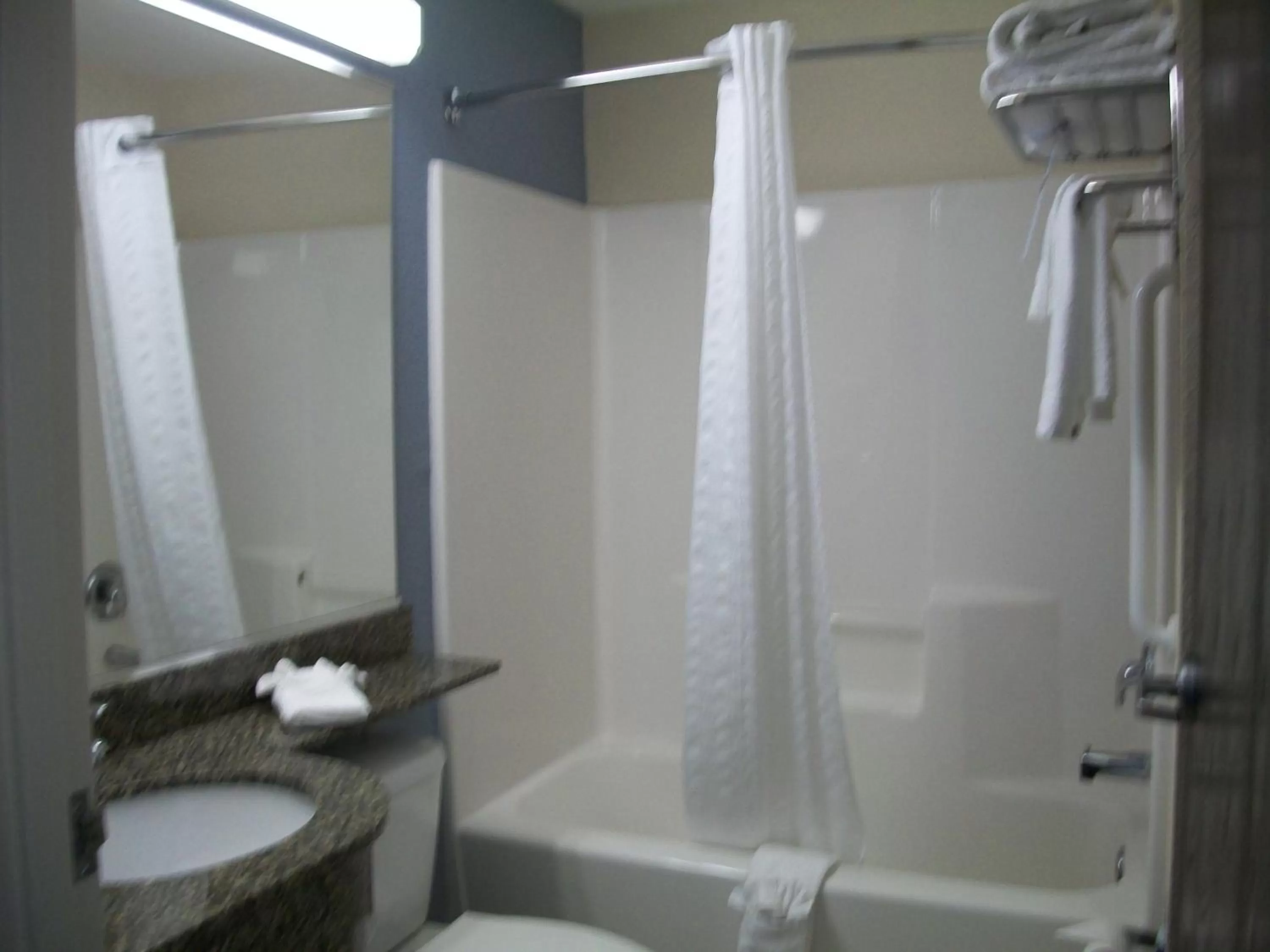 Bathroom in Microtel Inn & Suites by Wyndham Spring Hill/Weeki Wachee