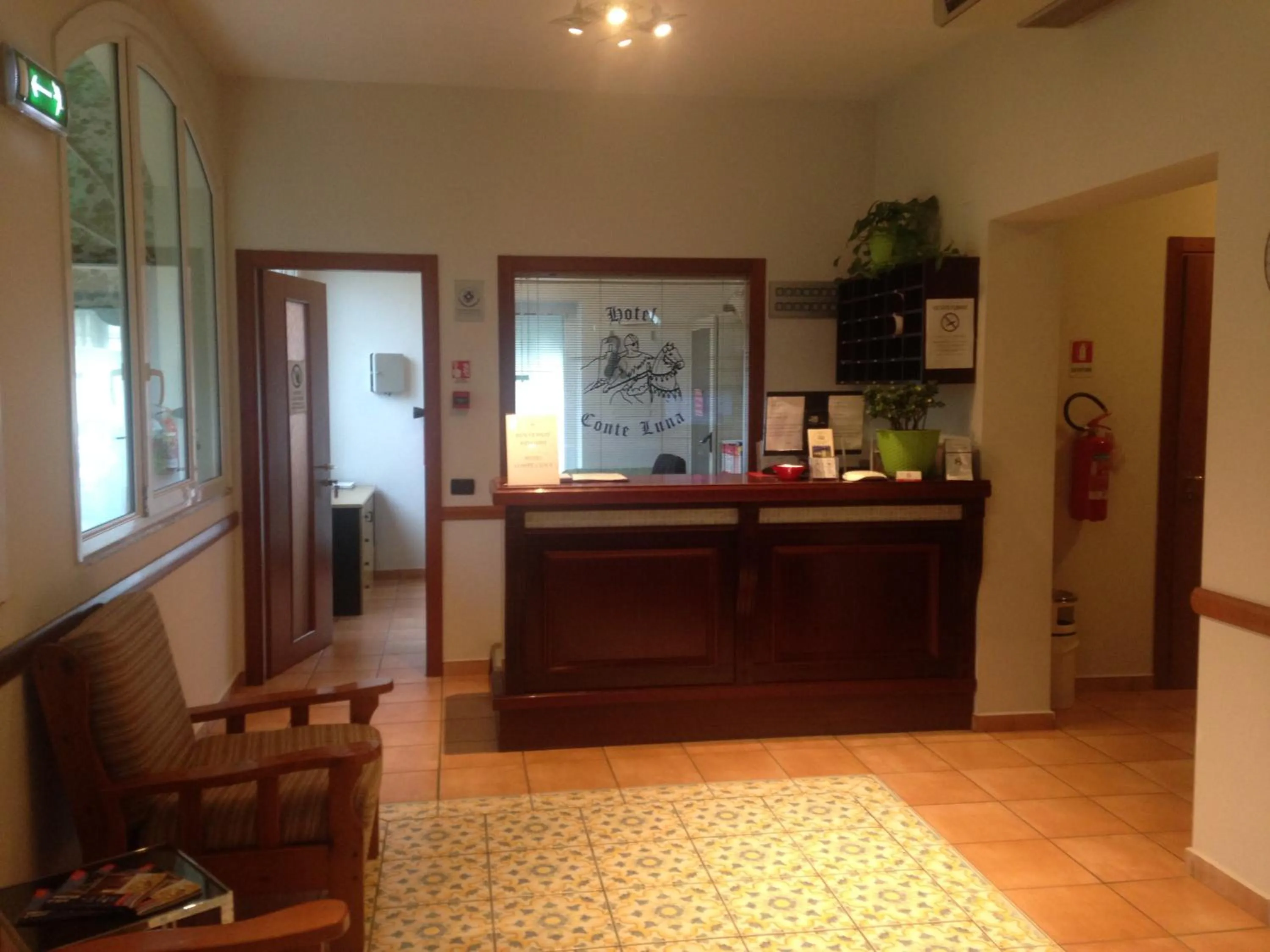 Lobby or reception in Hotel Conte Luna