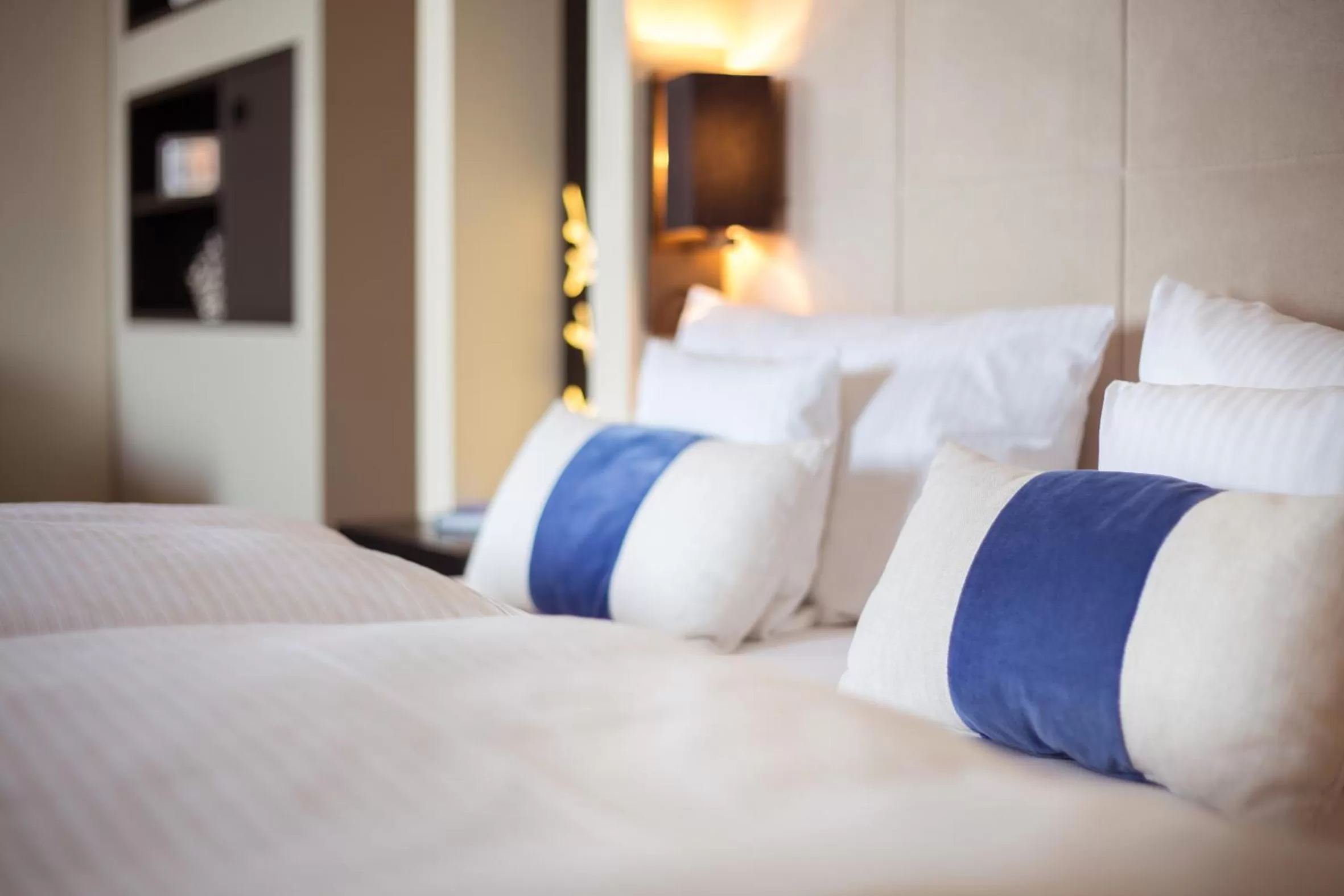 Bed in Strandhotel Ostseeblick