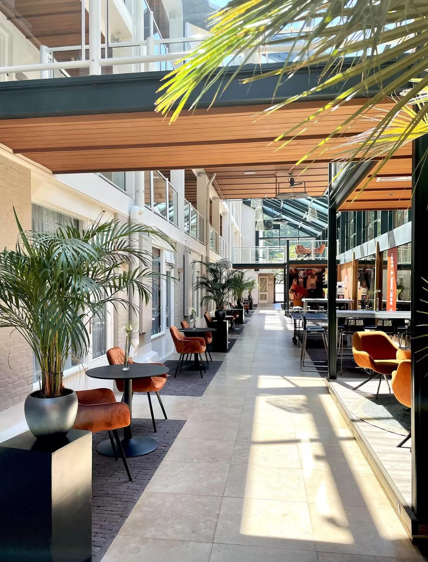 Seating area in Fletcher Hotel-Restaurant Oud London