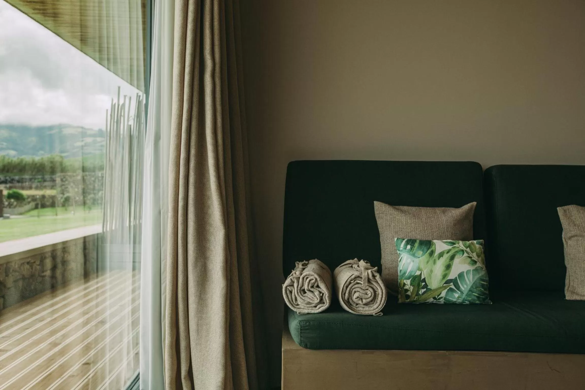 Living room in Santa Barbara Eco-Beach Resort