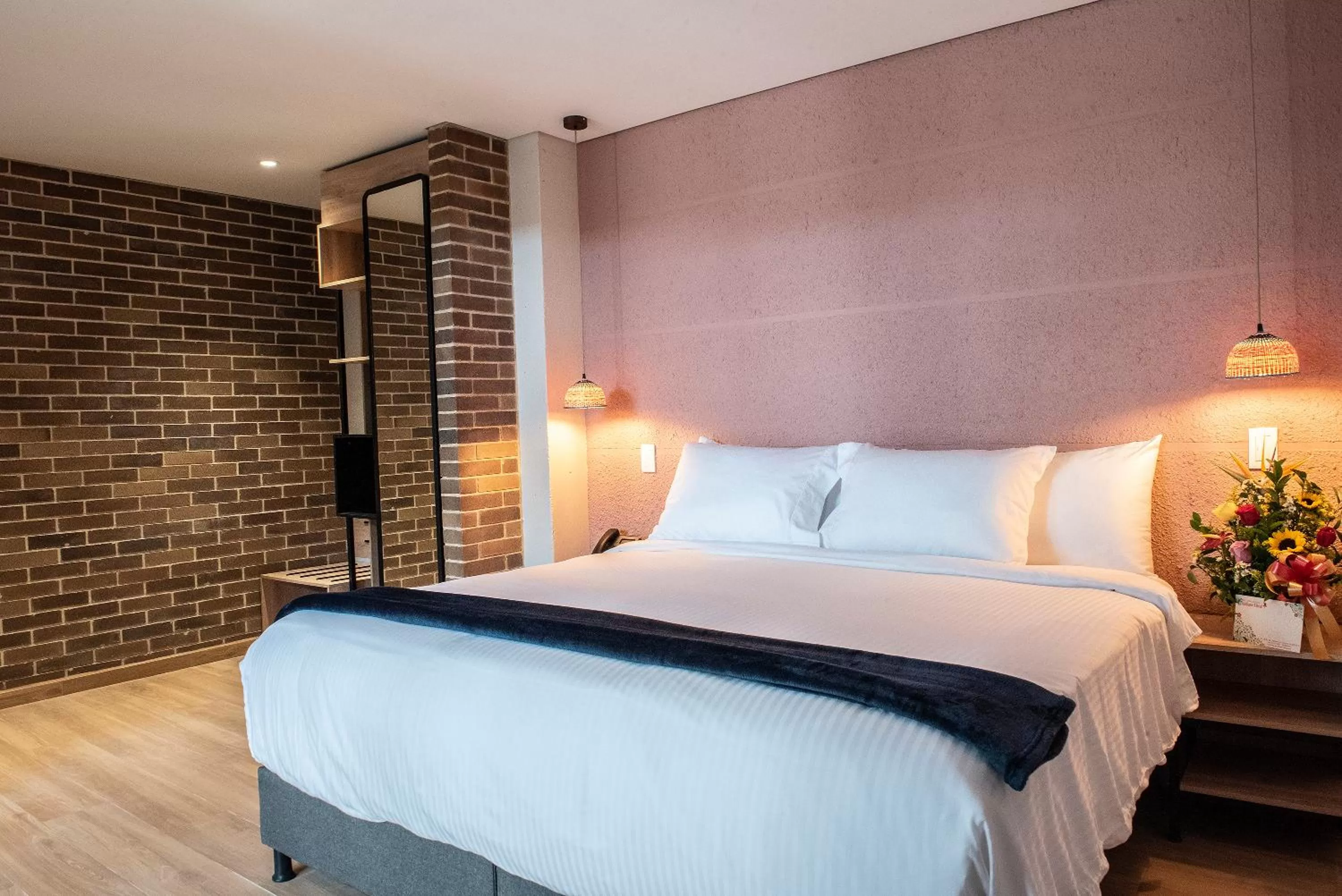 Bed in Casa Rose Hotel