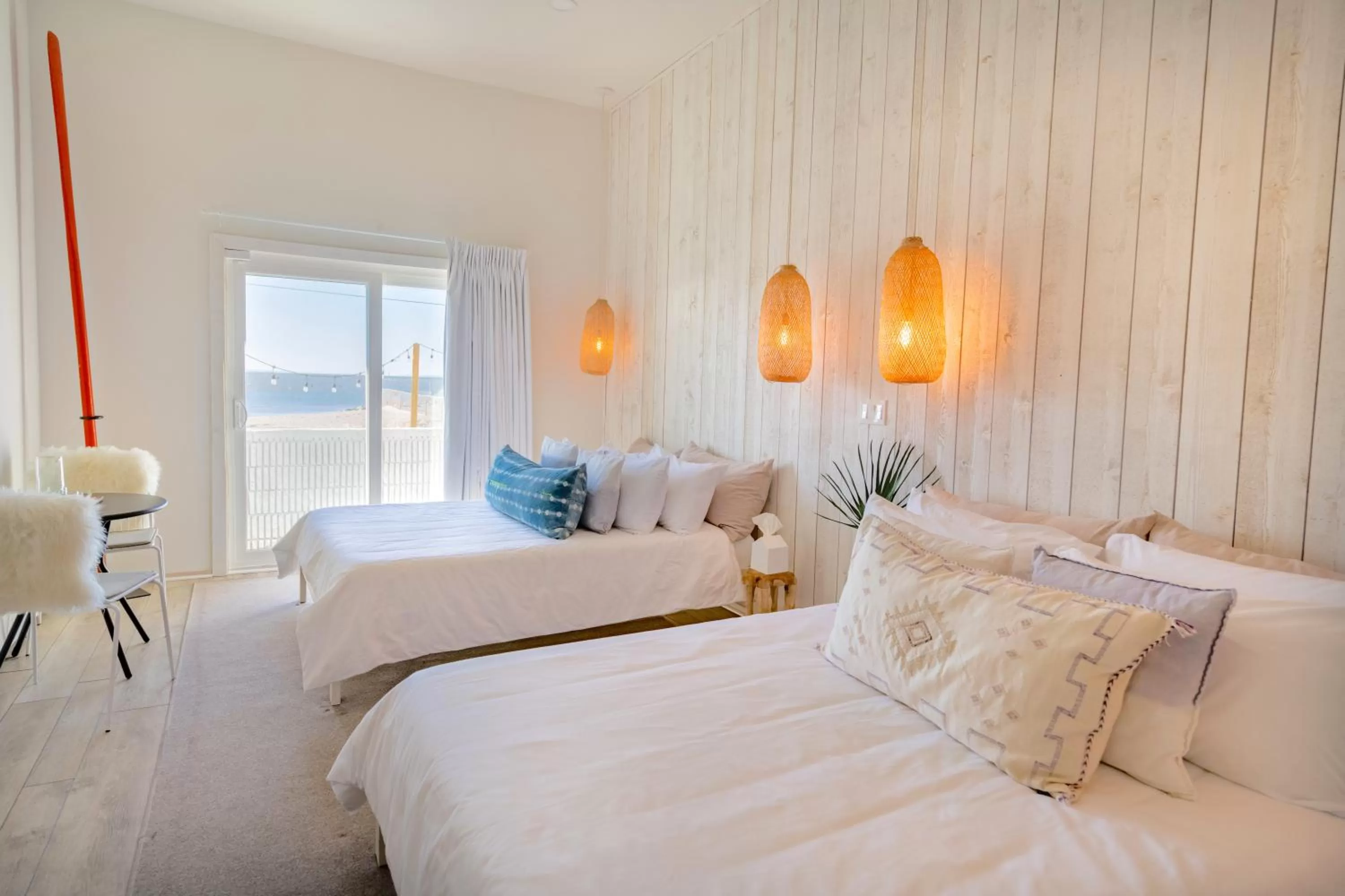 Bed in The Surfside Hotel