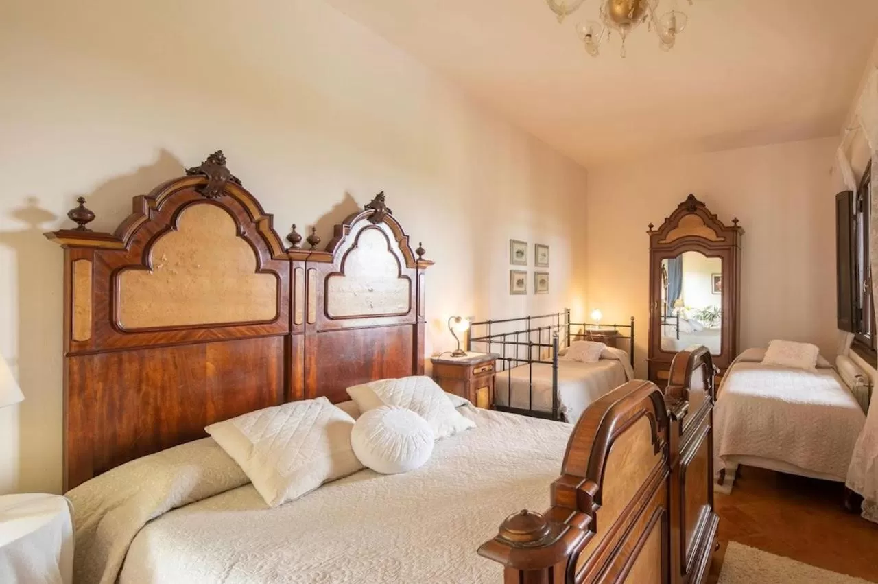 Bed in Villa Albertina