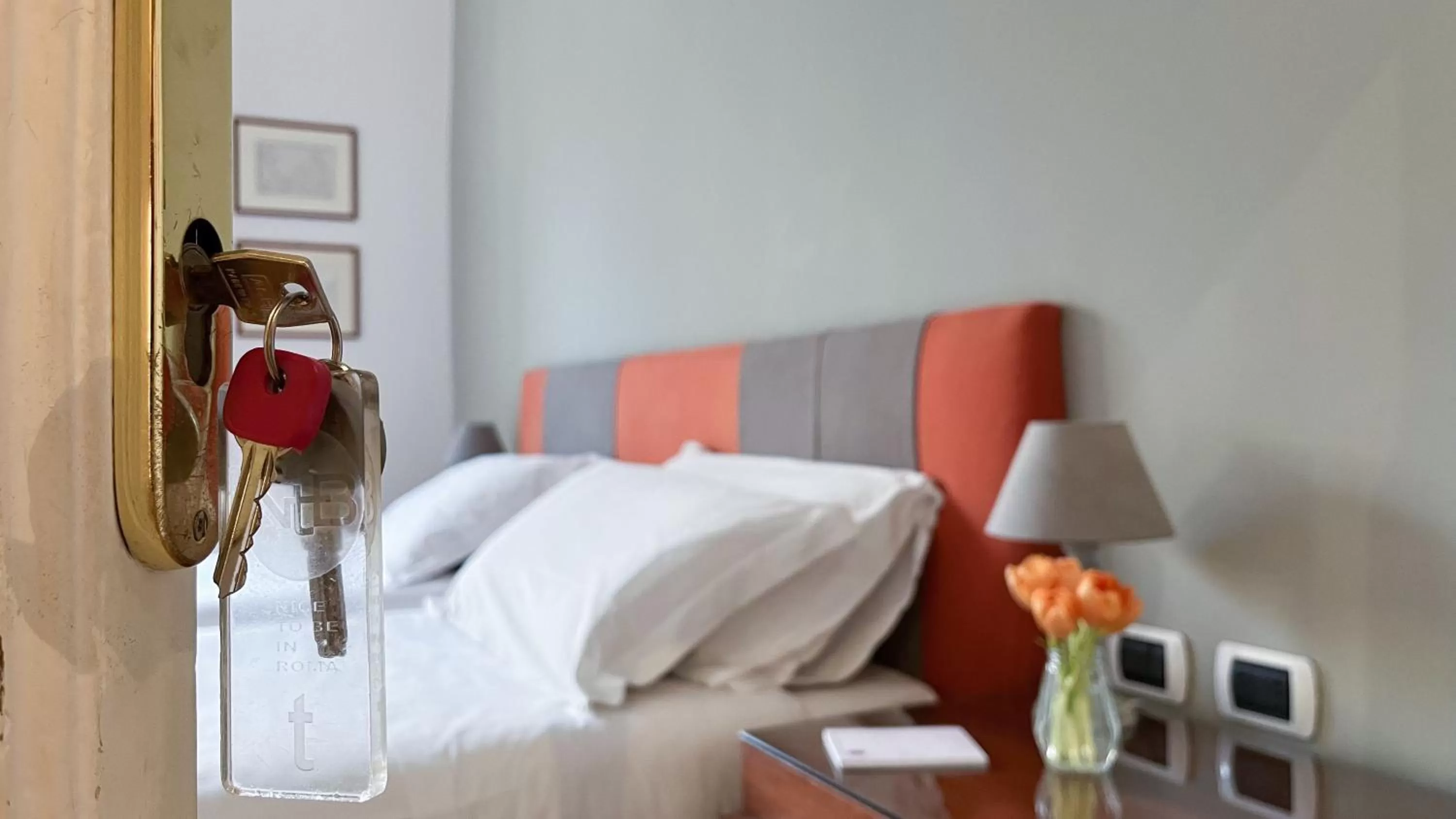 Bedroom, Bed in NTB Roma B&B