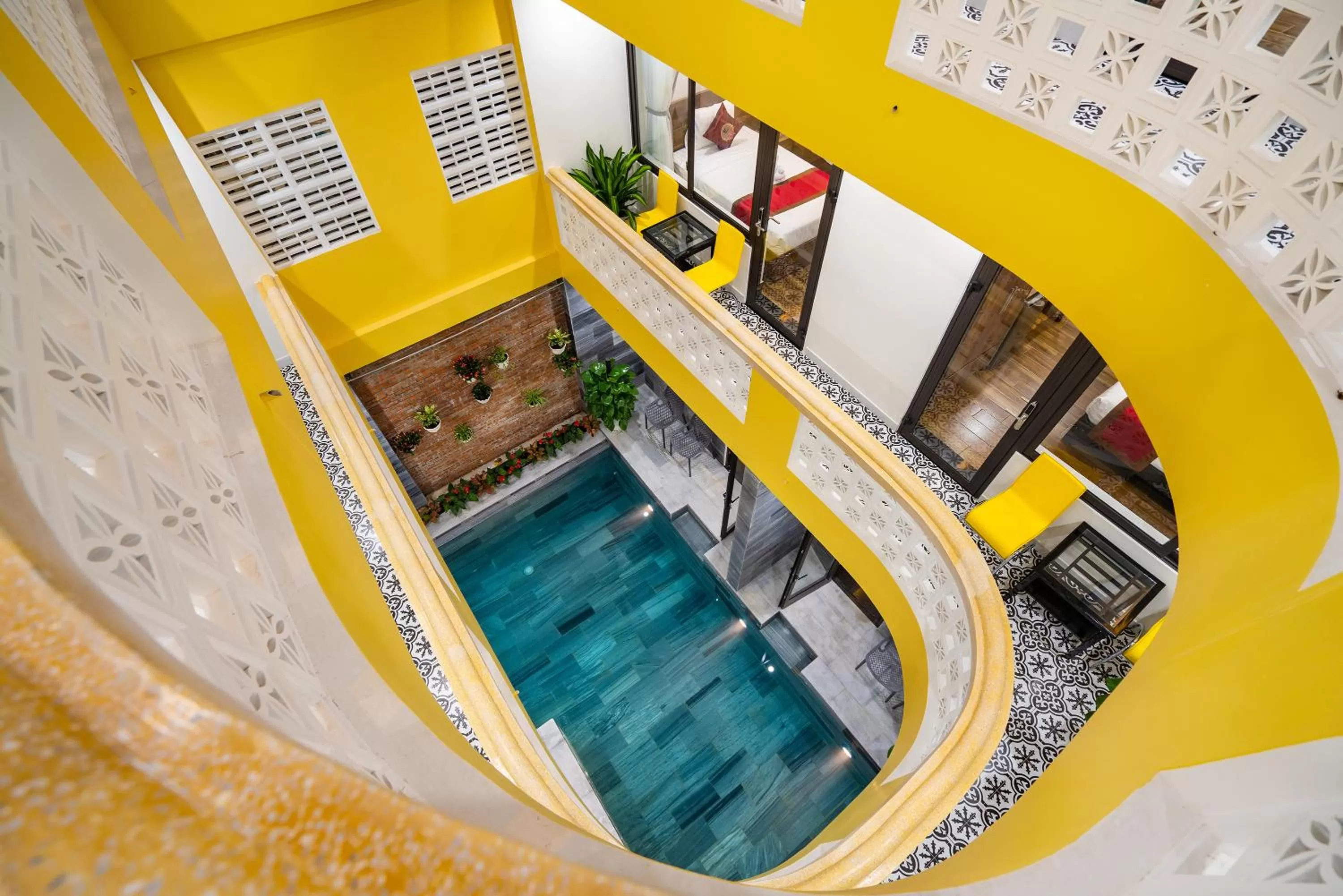 Pool view in The Lit Villa Hoi An