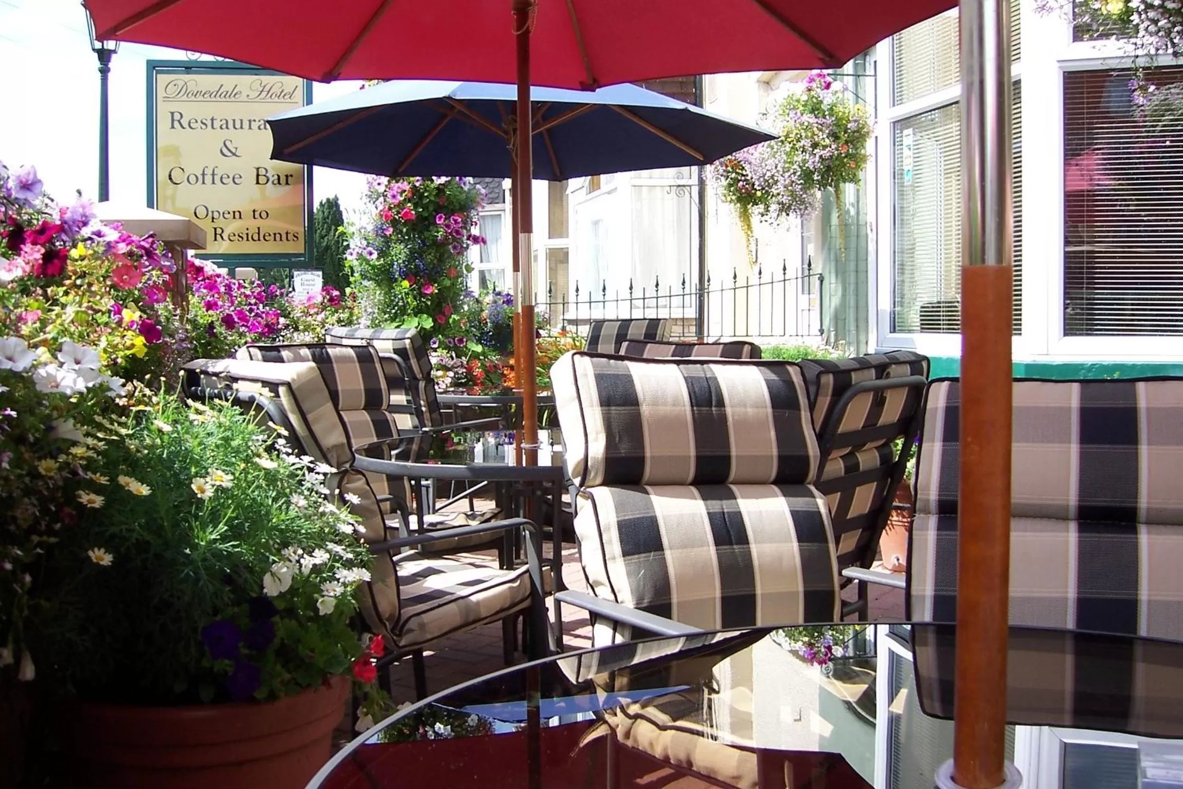 Balcony/Terrace in Dovedale Hotel and Restaurant
