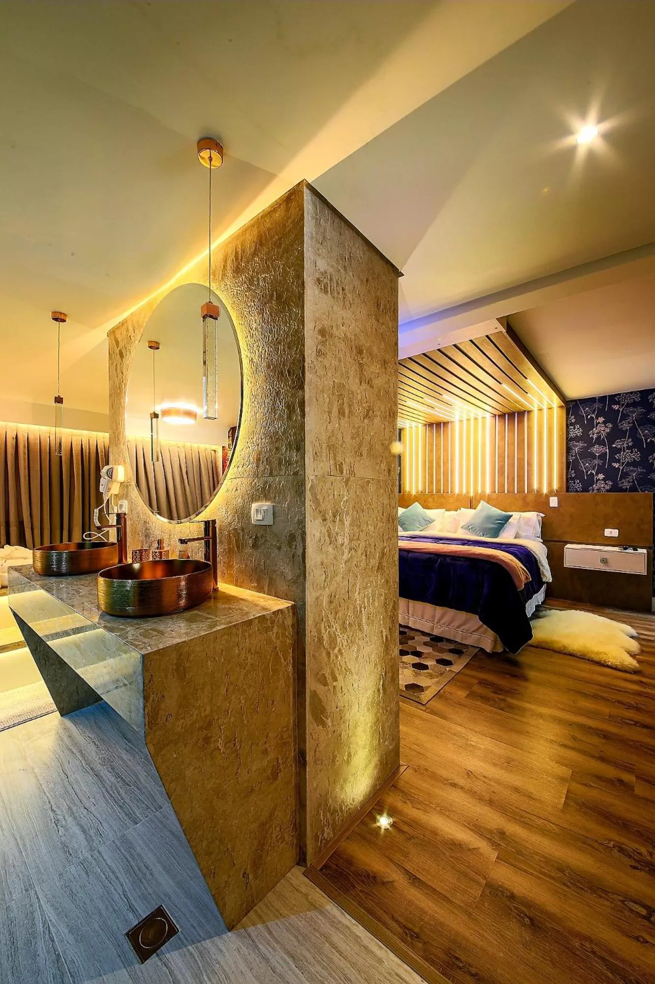 Bed in Caminho das Pedras Pousada de Charme