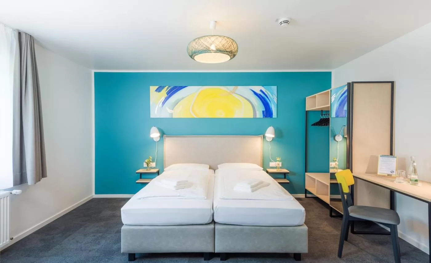 Bedroom, Bed in Hotel & Restaurant Mühlenglück