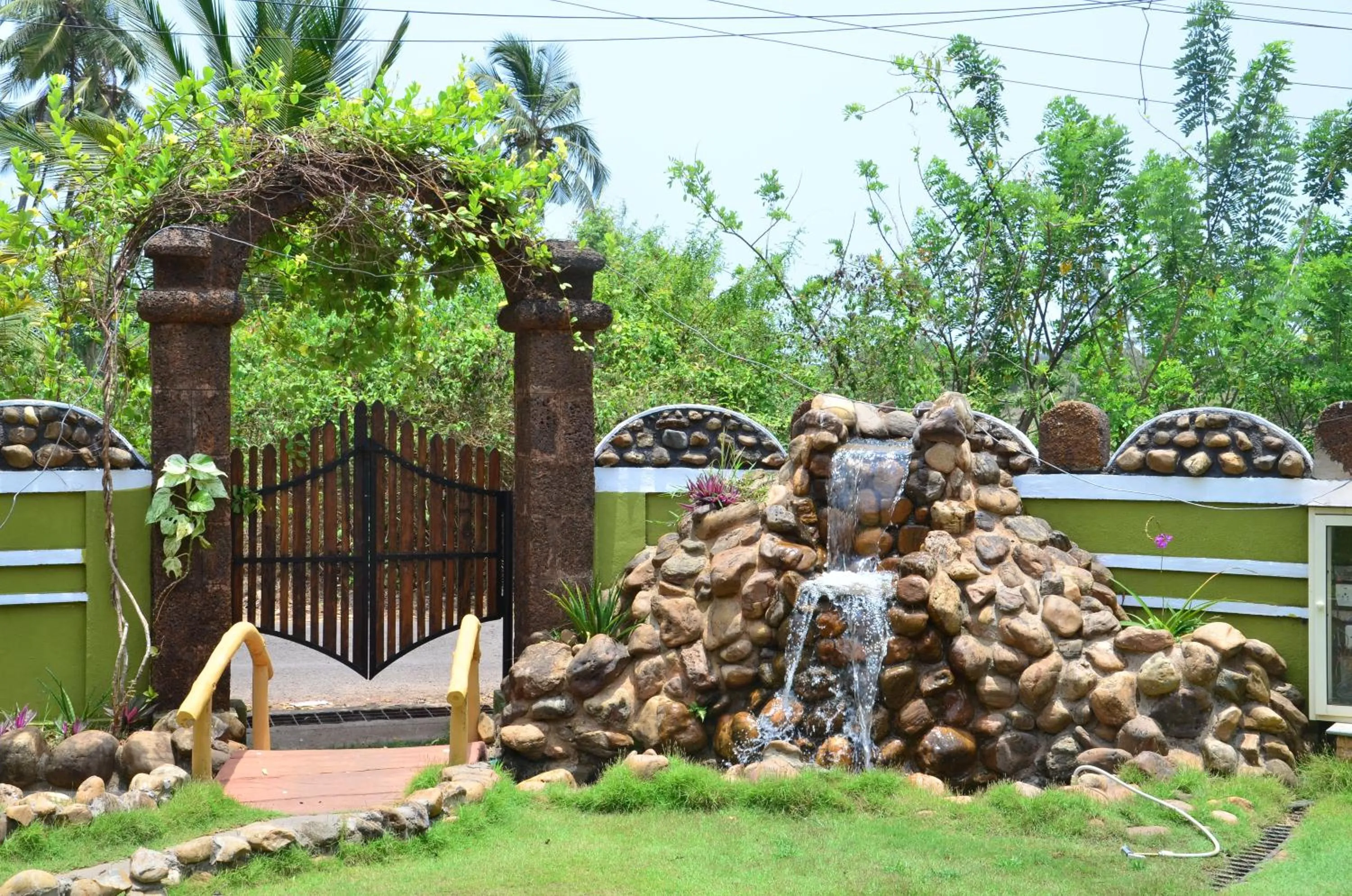 Garden in A's Holiday Beach Resort