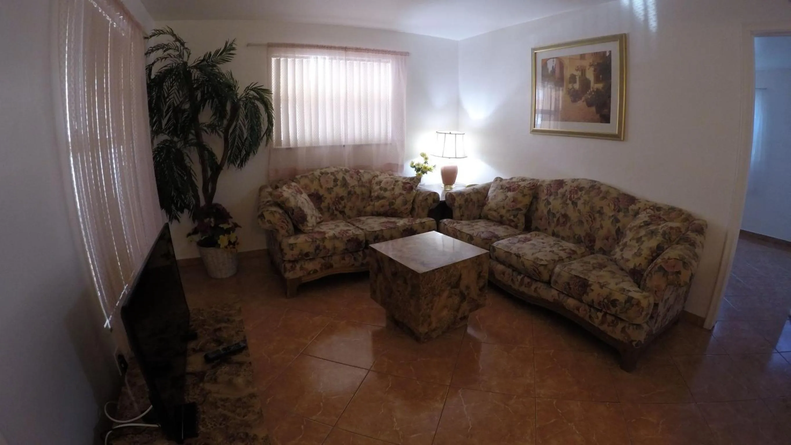 Living room in Lago Mar Motel and Apartments