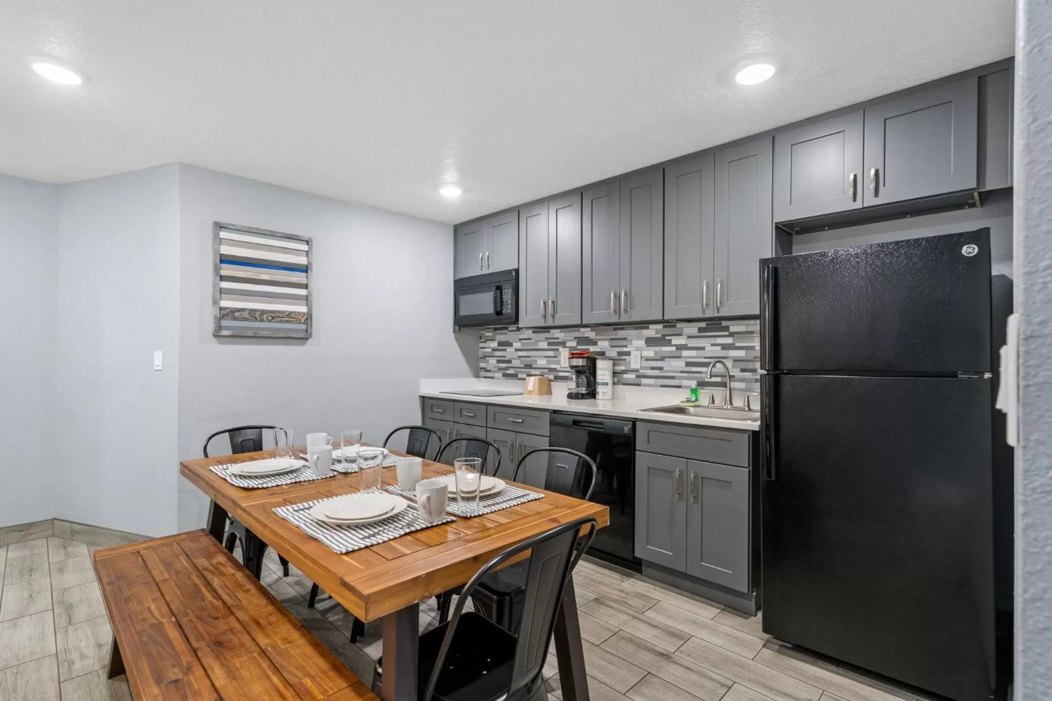 Kitchen or kitchenette in Celebration Suites