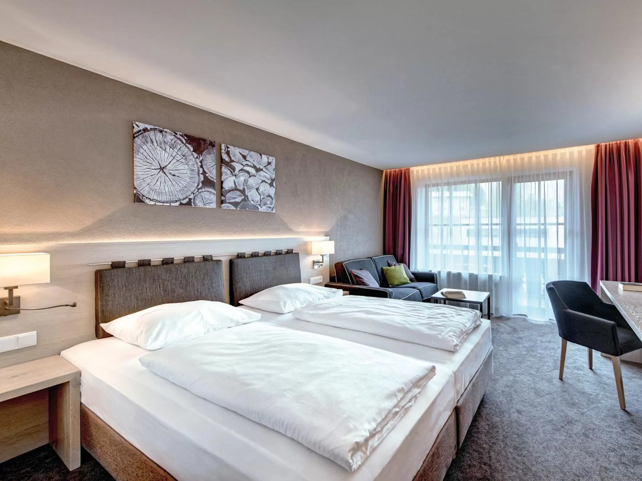 Photo of the whole room, Bed in Hotel Die Krone - Immenstadt-Stein