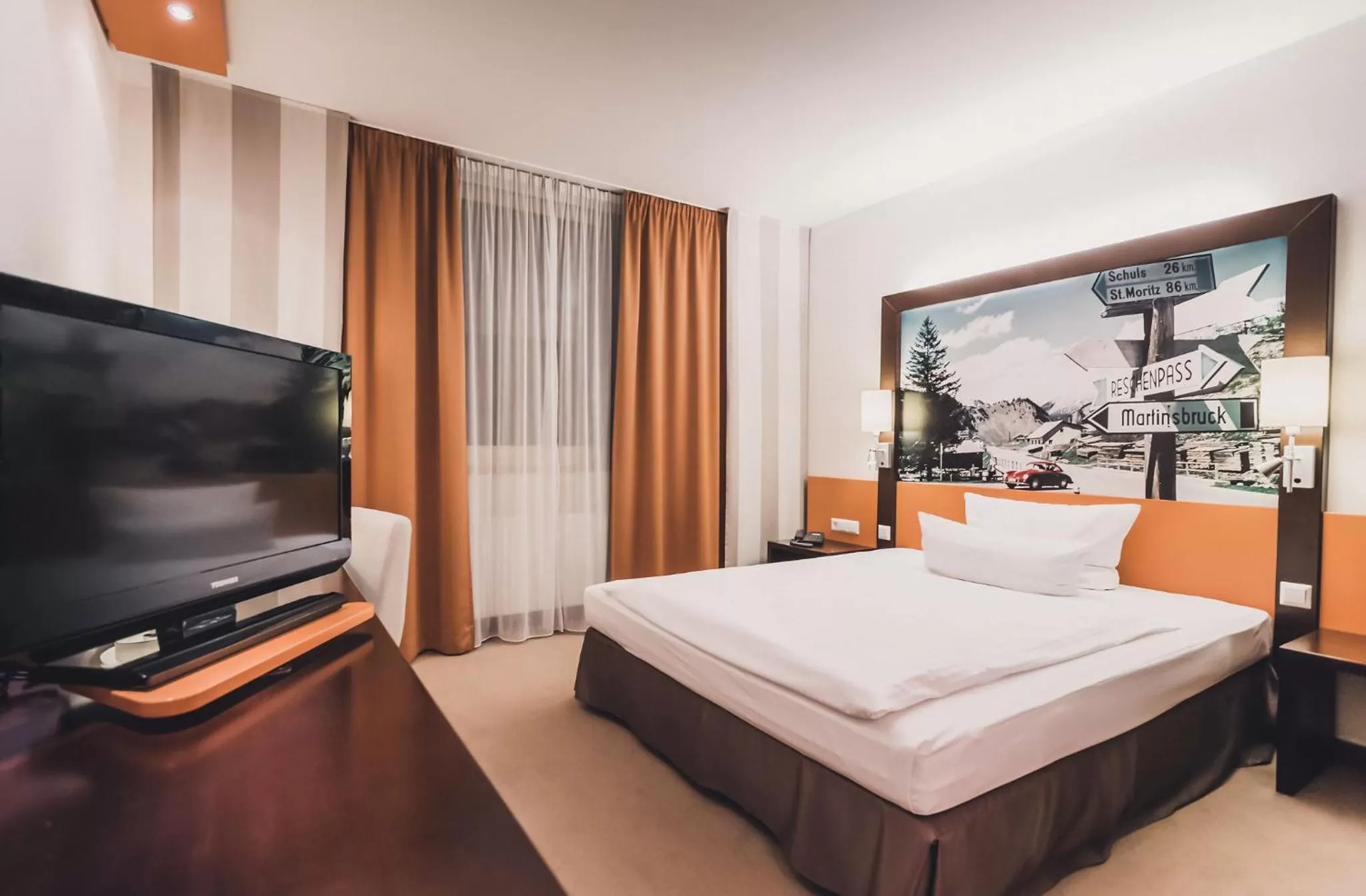 Photo of the whole room, Bed in elaya hotel stuttgart ludwigsburg ehemals Abacco by Rilano