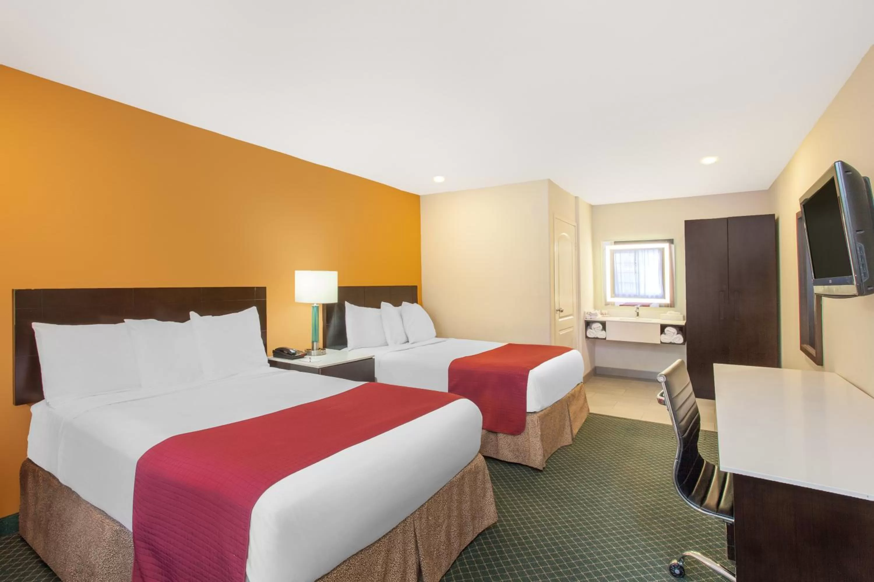 Photo of the whole room, Bed in Ramada by Wyndham Culver City