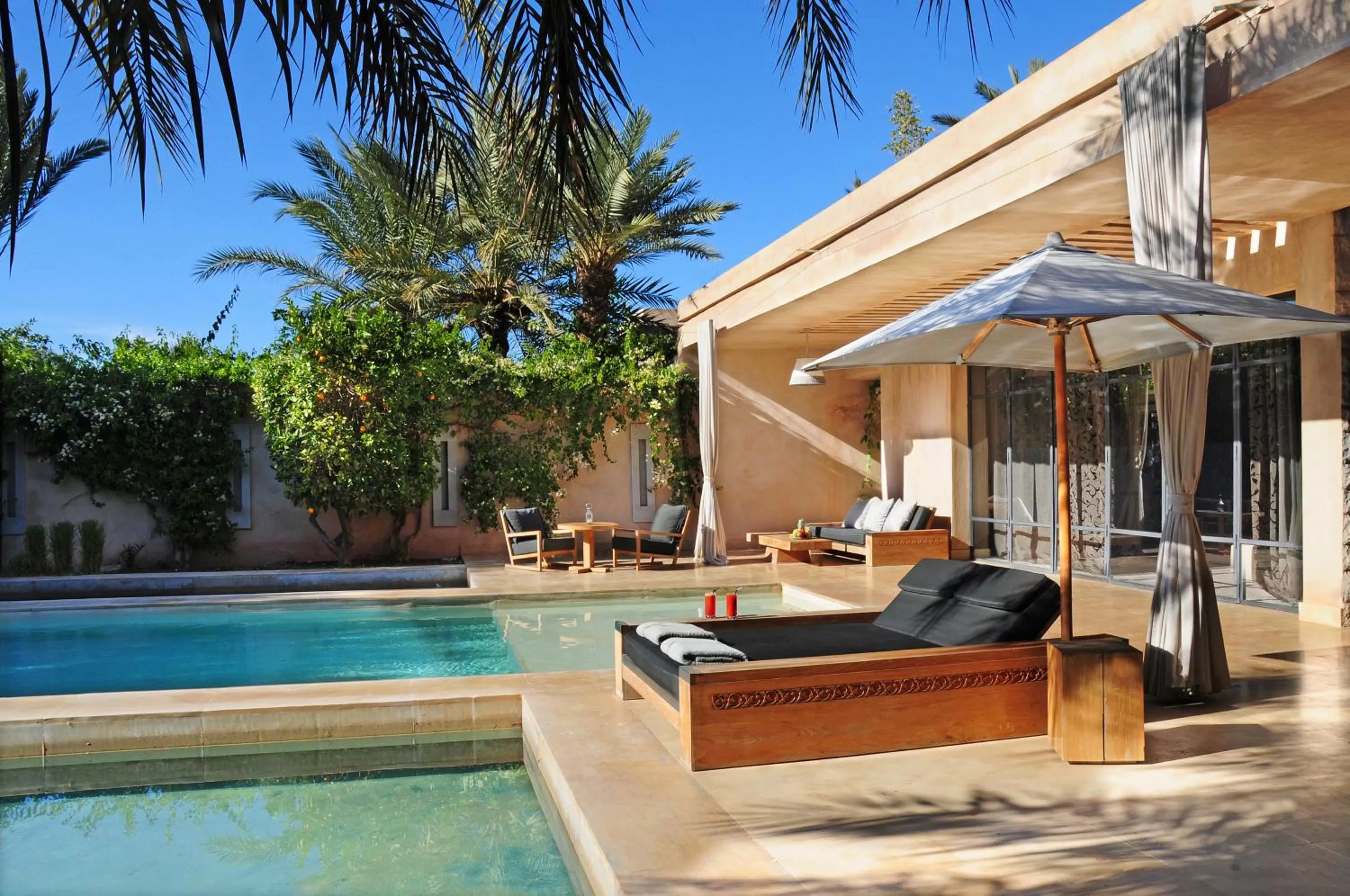 Swimming pool in Palais Namaskar