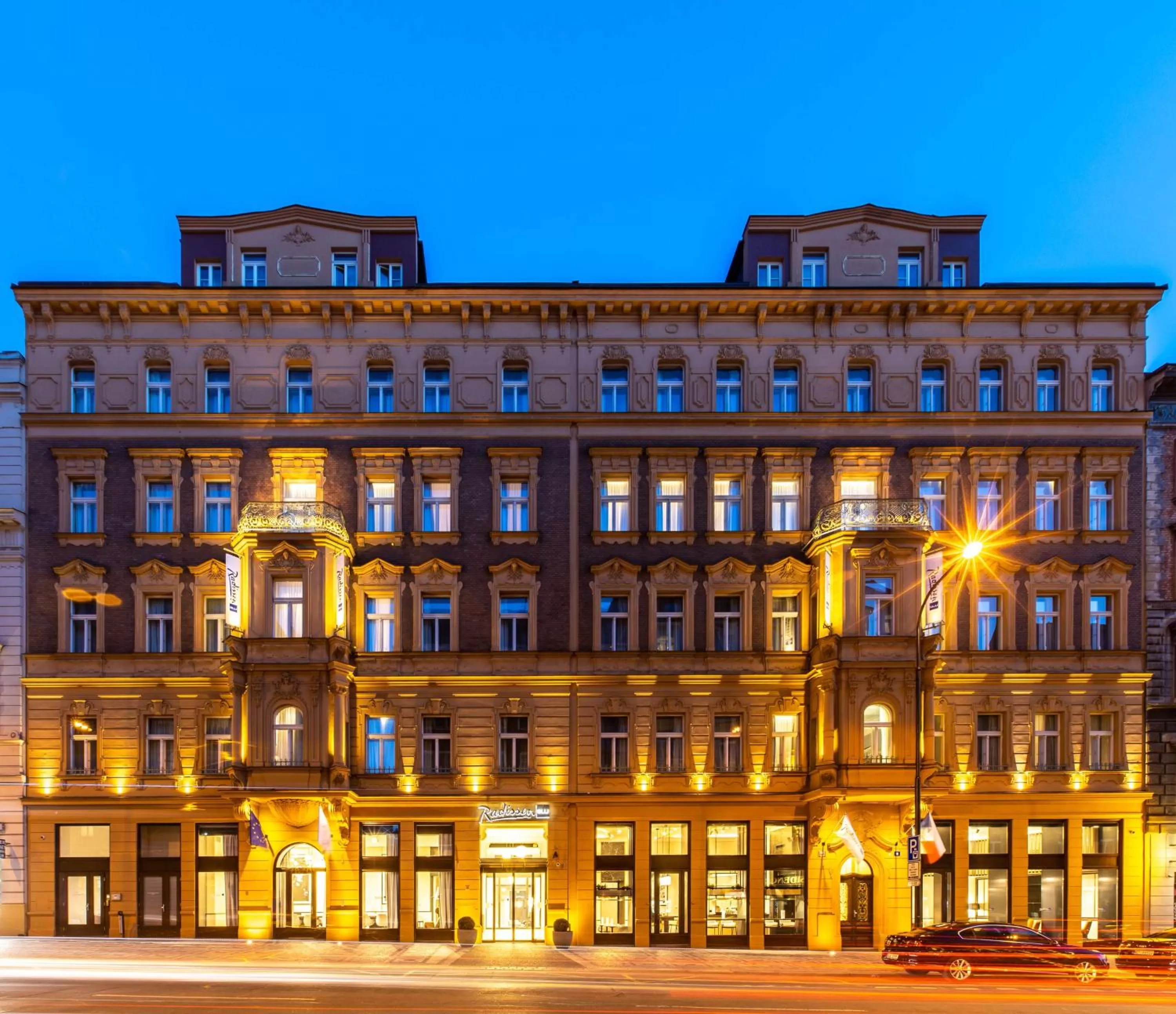 Property building in Radisson Blu Hotel Prague