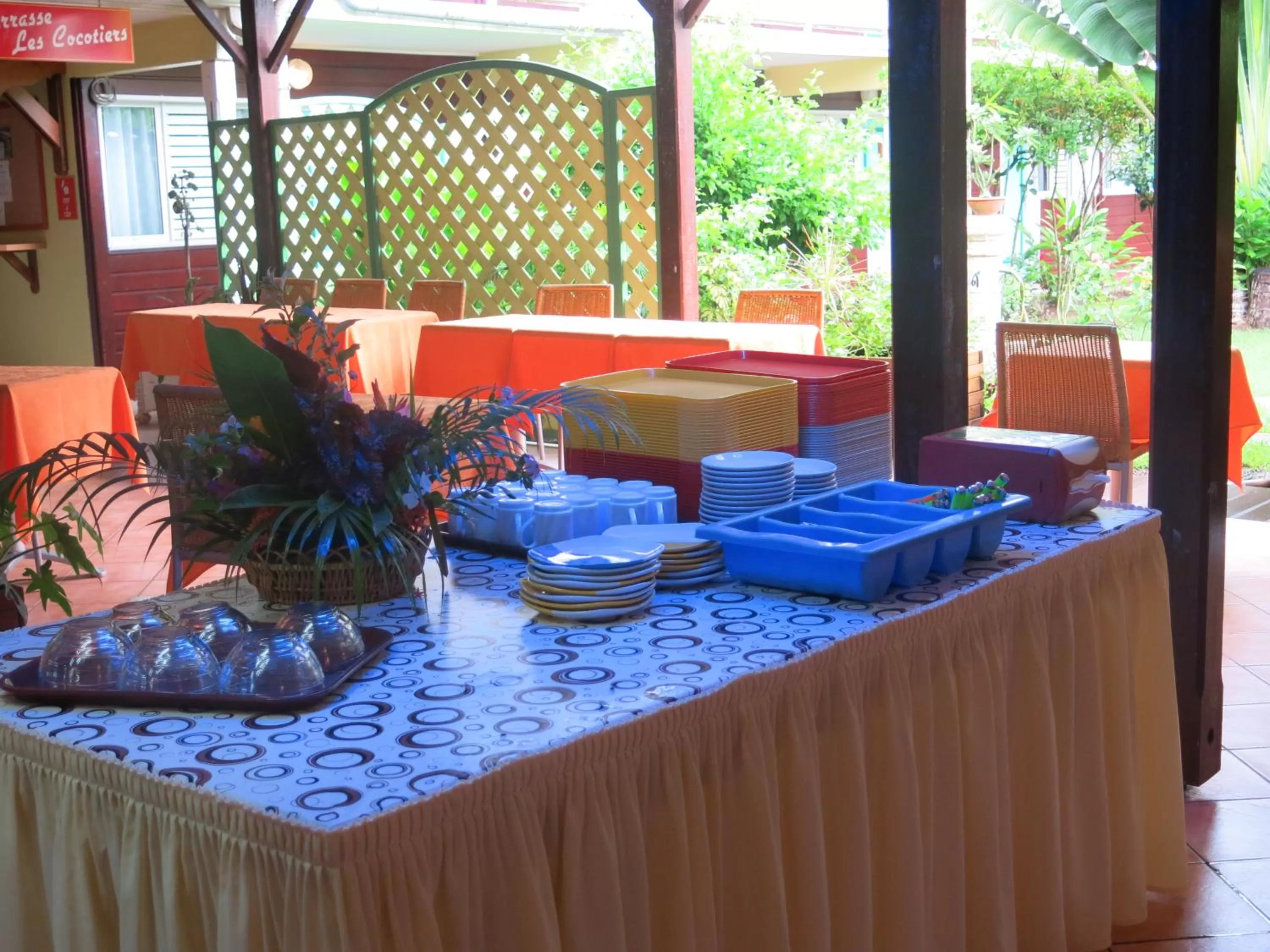 Breakfast in Hotel La Maison Creole