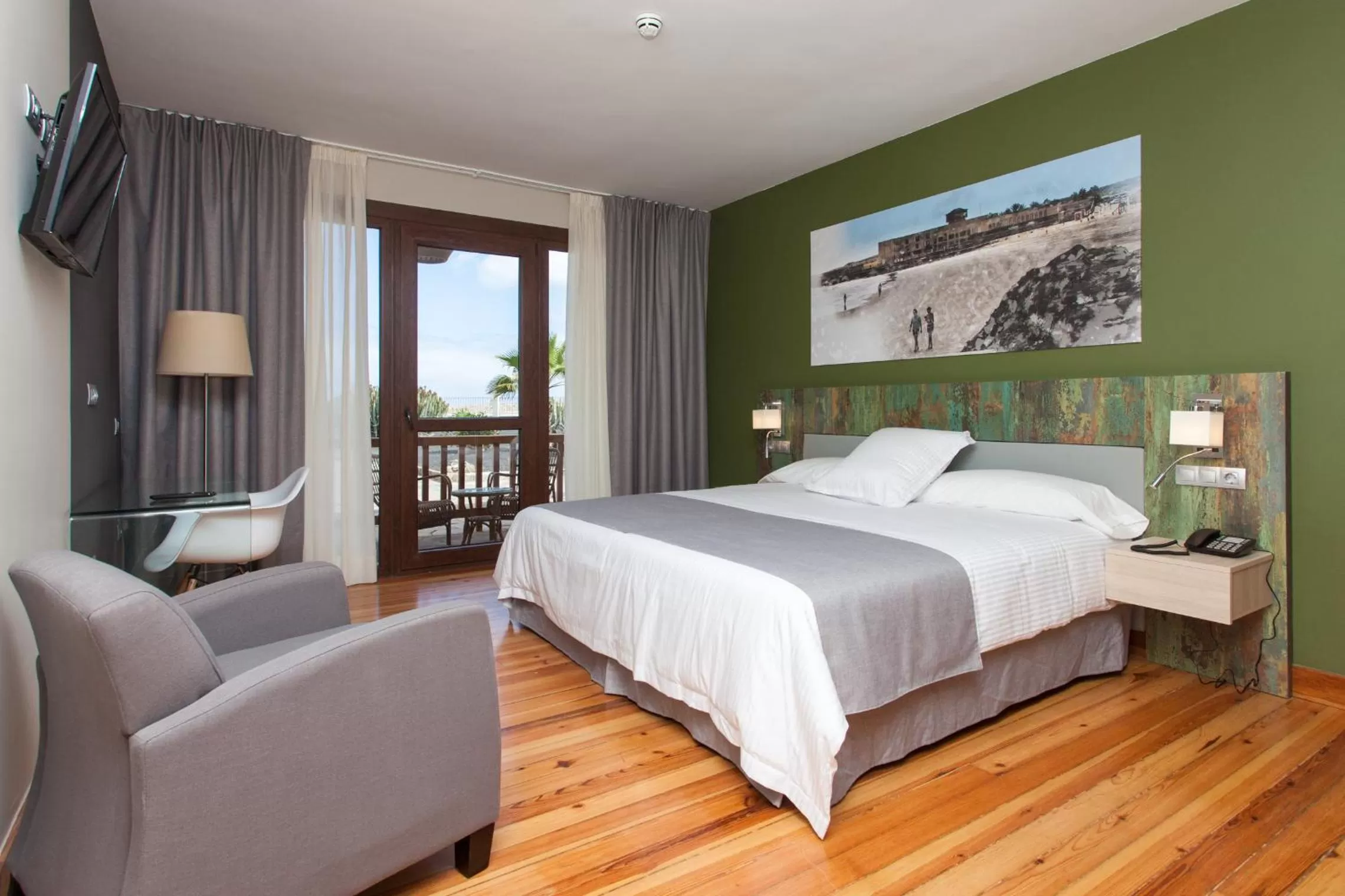 Bed in Hotel El Mirador de Fuerteventura