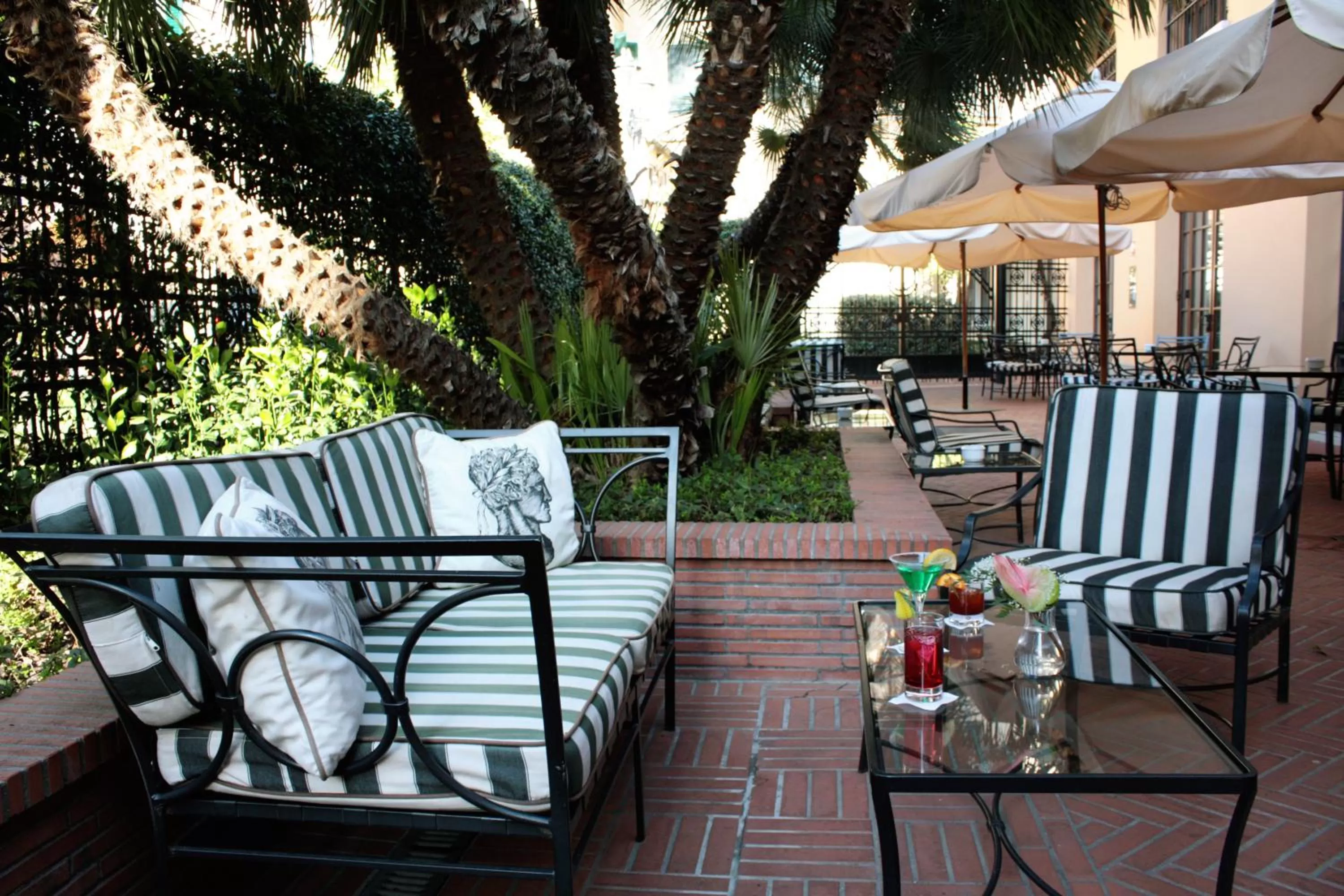 Garden in Hotel Albani Firenze